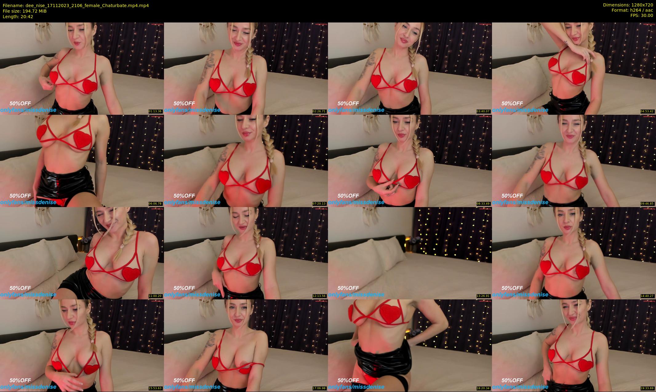 dee_nise — 21 minute Chaturbate female cam show recording, 720p, Nov 17, 2023