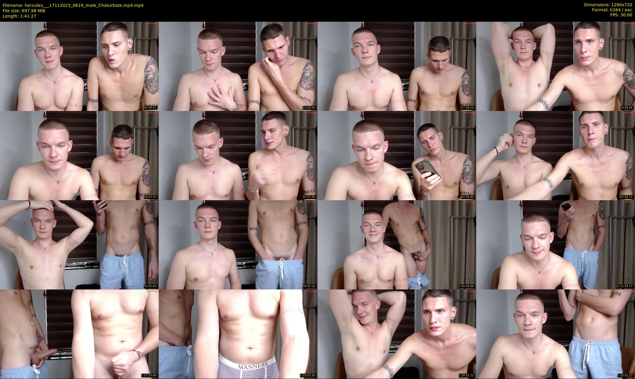hercules__ — 102 minute Chaturbate male cam show recording, 720p, Nov 17, 2023