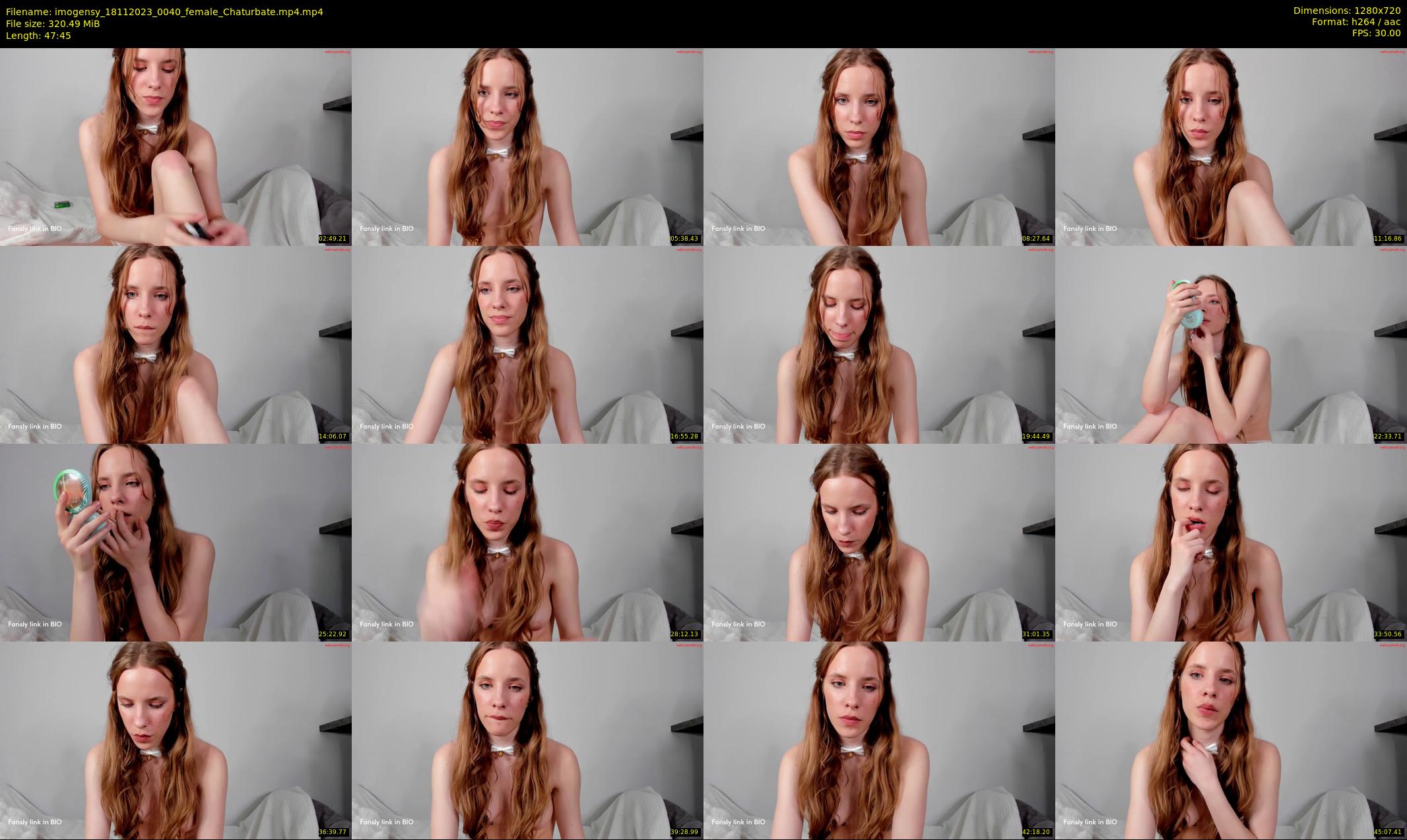 imogensy — 48 minute Chaturbate female cam show recording, 720p, Nov 18, 2023