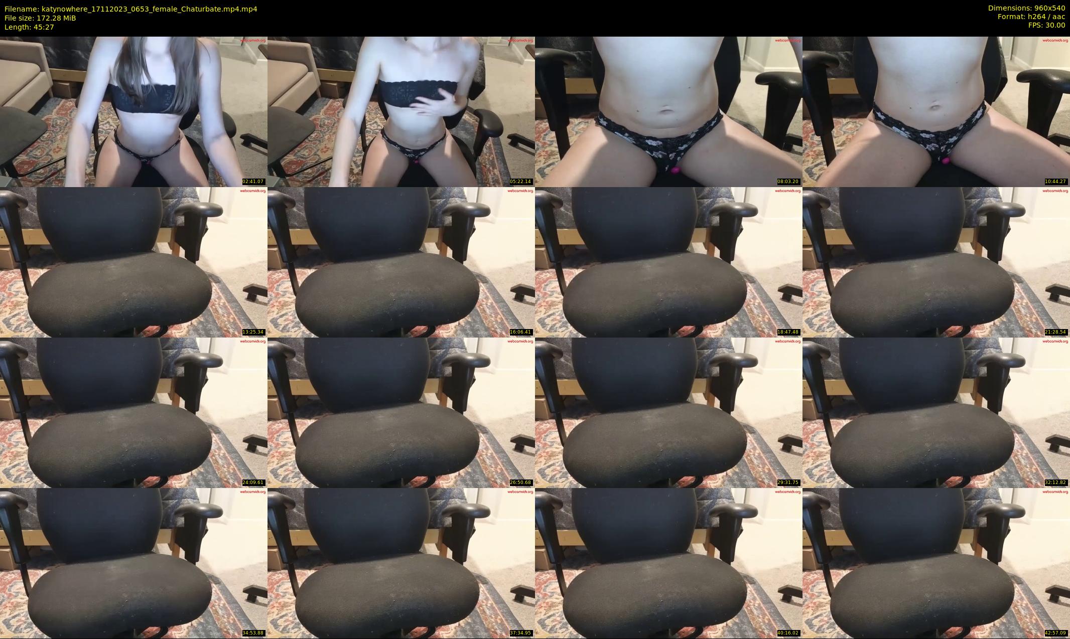 katynowhere — 46 minute Chaturbate female cam show recording, 480p, Nov 17, 2023