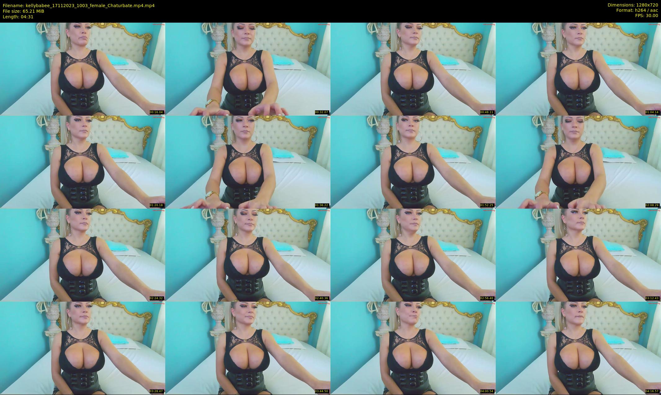 kellybabee — 5 minute Chaturbate female cam show recording, 720p, Nov 17, 2023