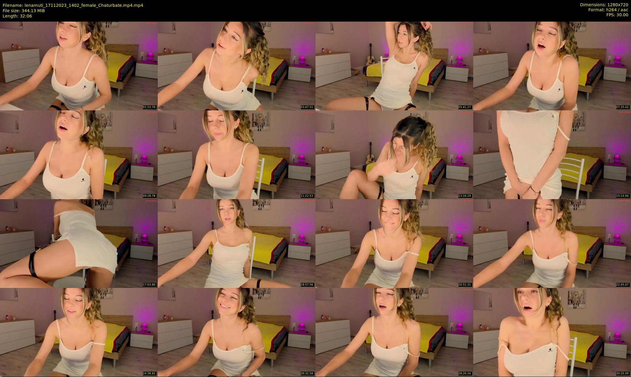 lenamuti — 33 minute Chaturbate female cam show recording, 720p, Nov 17, 2023