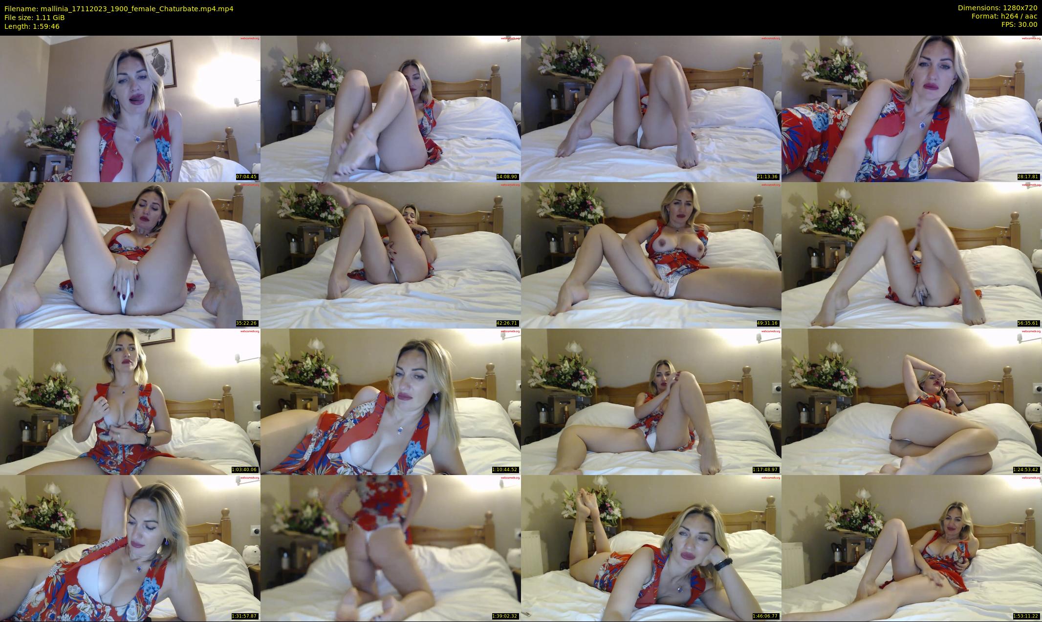 mallinia — 120 minute Chaturbate female cam show recording, 720p, Nov 17, 2023
