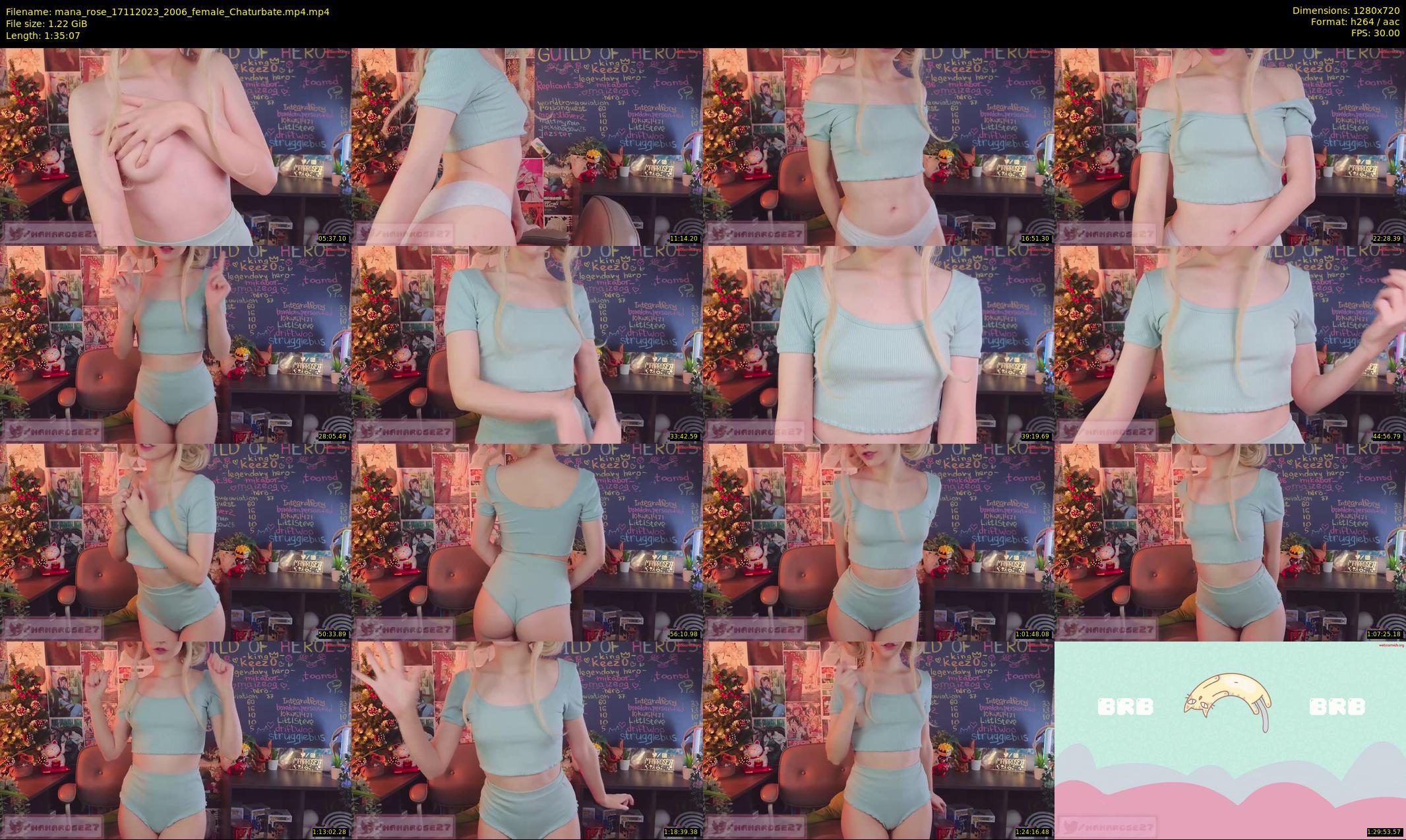 mana_rose — 96 minute Chaturbate female cam show recording, 720p, Nov 17, 2023