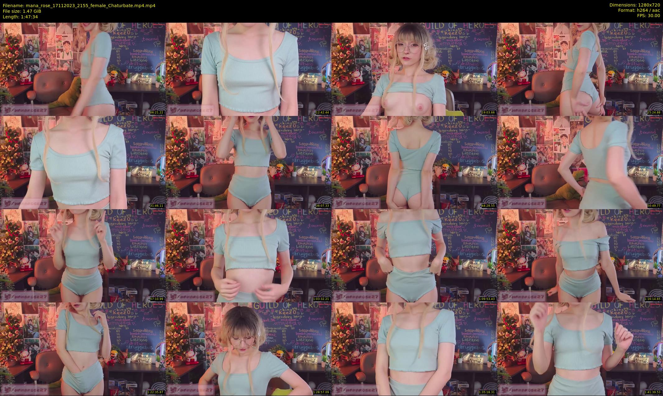 mana_rose — 108 minute Chaturbate female cam show recording, 720p, Nov 17, 2023