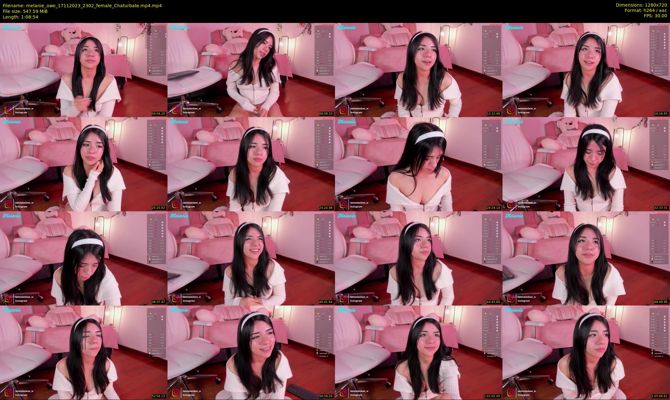 melanie_owo — 69 minute Chaturbate female cam show recording, 720p, Nov 17, 2023