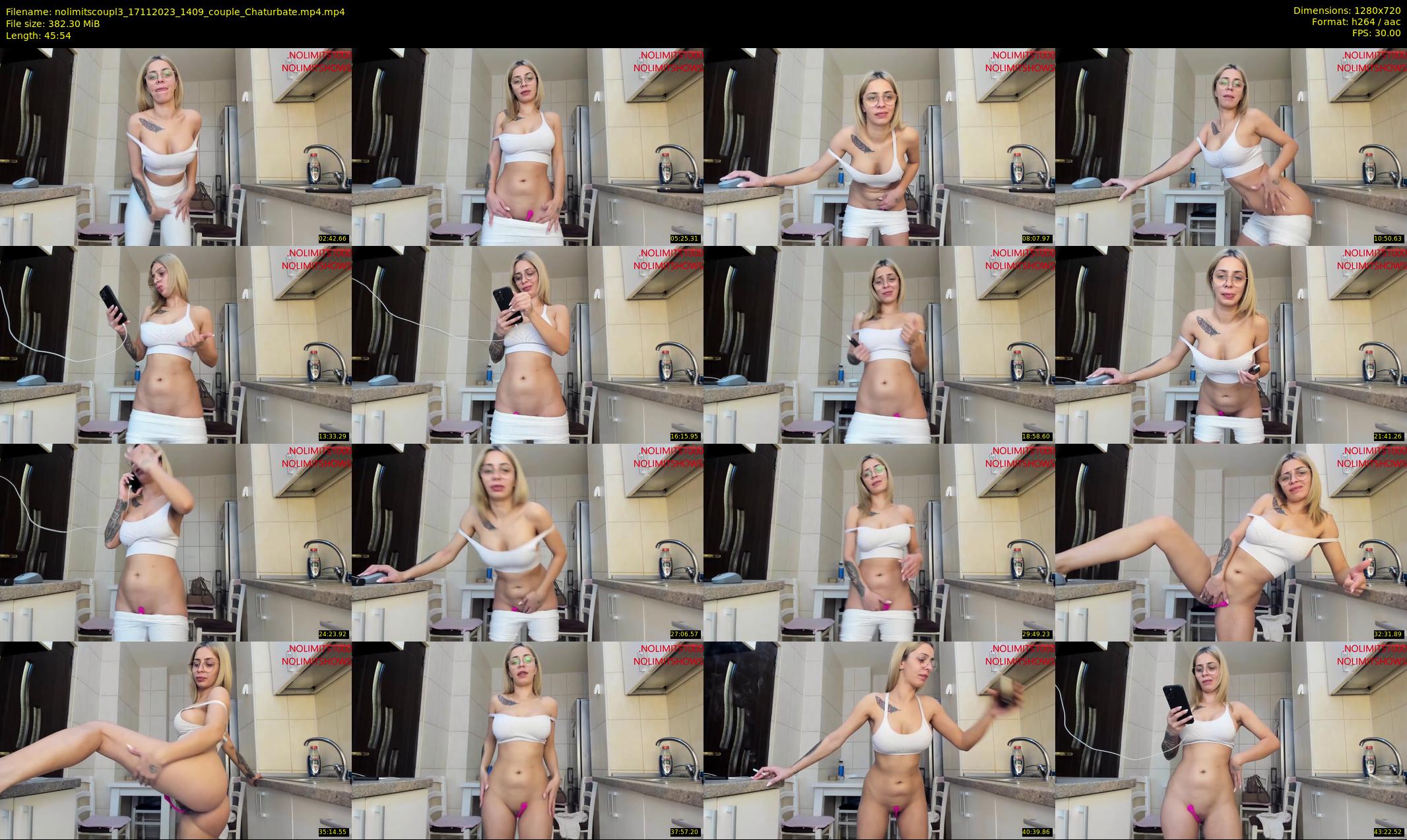 nolimitscoupl3 — 46 minute Chaturbate couple cam show recording, 720p, Nov 17, 2023