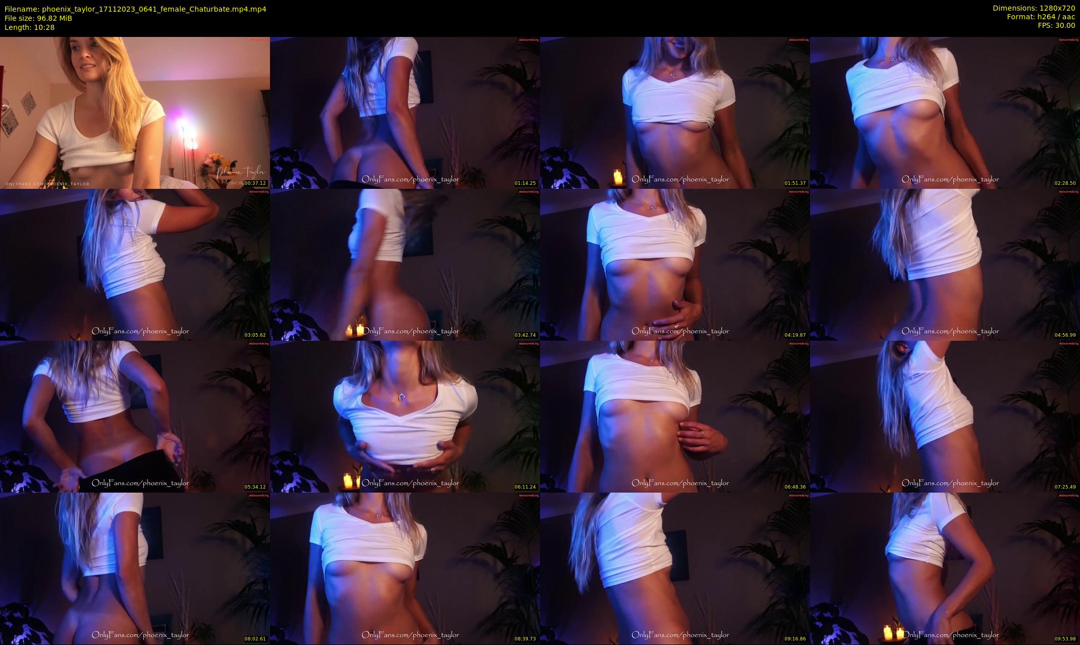 phoenix_taylor — 11 minute Chaturbate female cam show recording, 720p, Nov 17, 2023