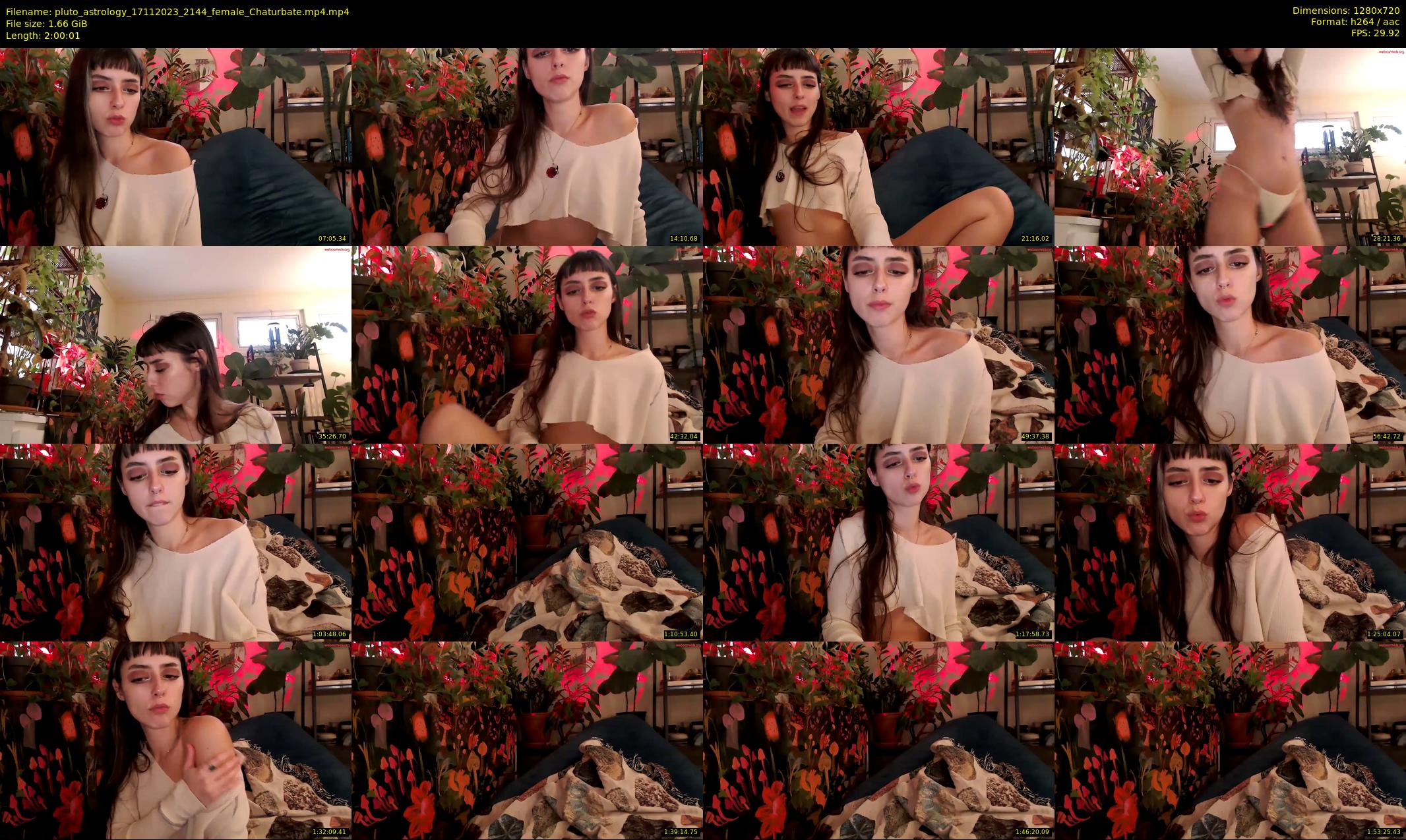 pluto_astrology — 121 minute Chaturbate female cam show recording, 720p, Nov 17, 2023