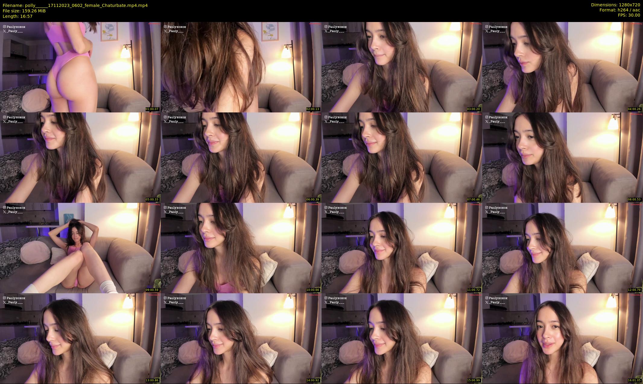 polly_____ — 17 minute Chaturbate female cam show recording, 720p, Nov 17, 2023