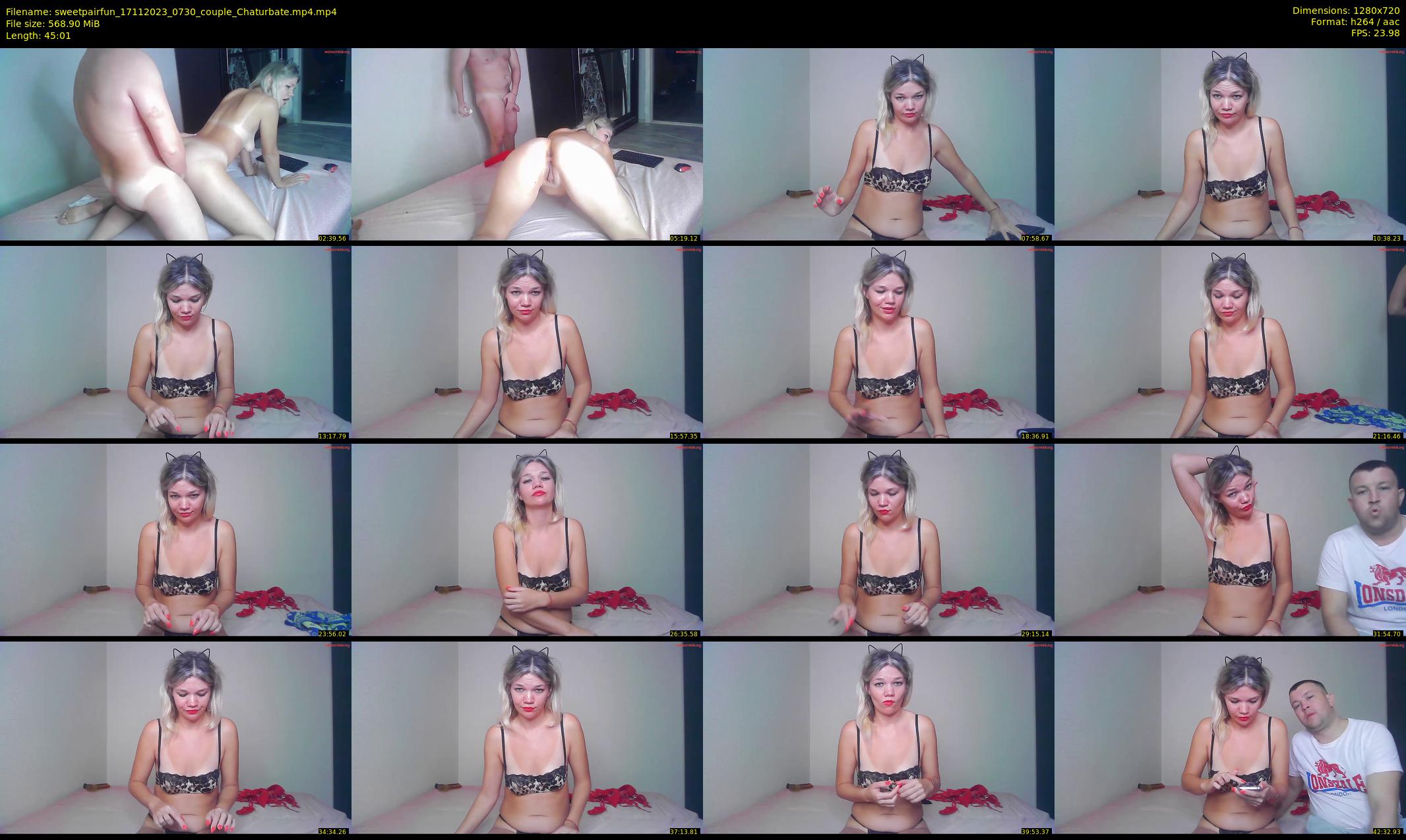 sweetpairfun — 46 minute Chaturbate couple cam show recording, 720p, Nov 17, 2023