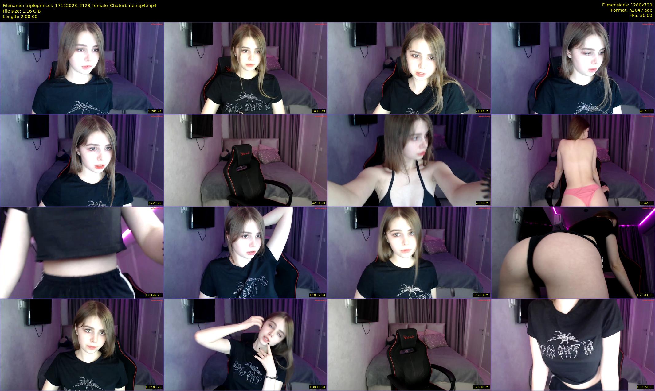tripleprinces — 120 minute Chaturbate female cam show recording, 720p, Nov 17, 2023