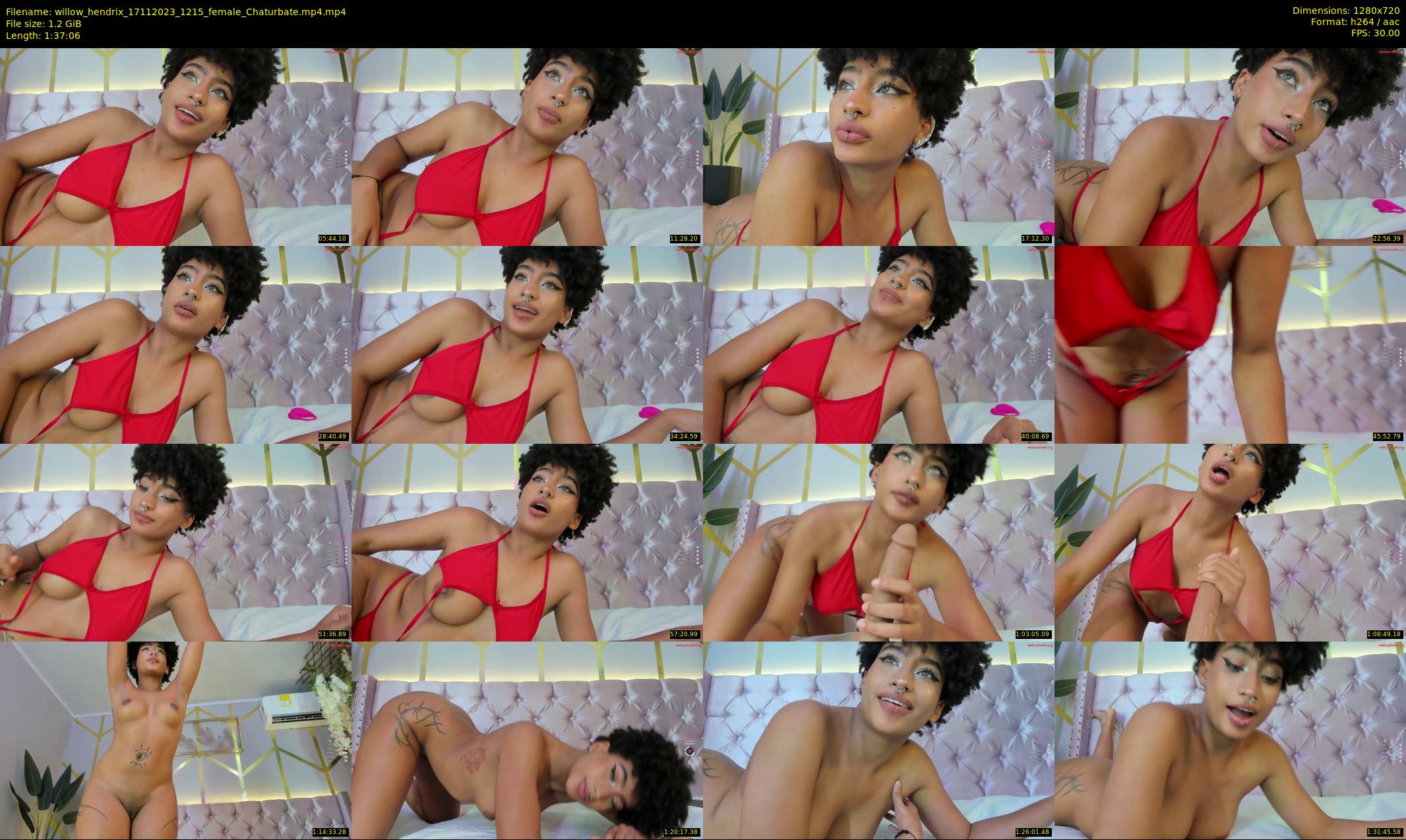 willow_hendrix — 98 minute Chaturbate female cam show recording, 720p, Nov 17, 2023