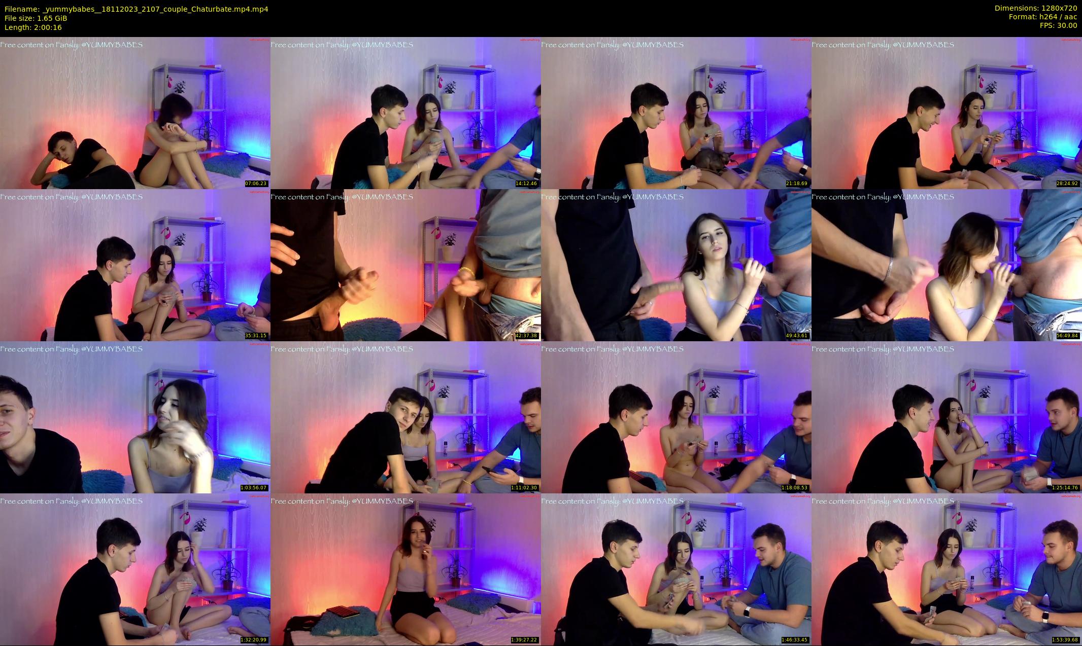 _yummybabes_ — 121 minute Chaturbate couple cam show recording, 720p, Nov 18, 2023
