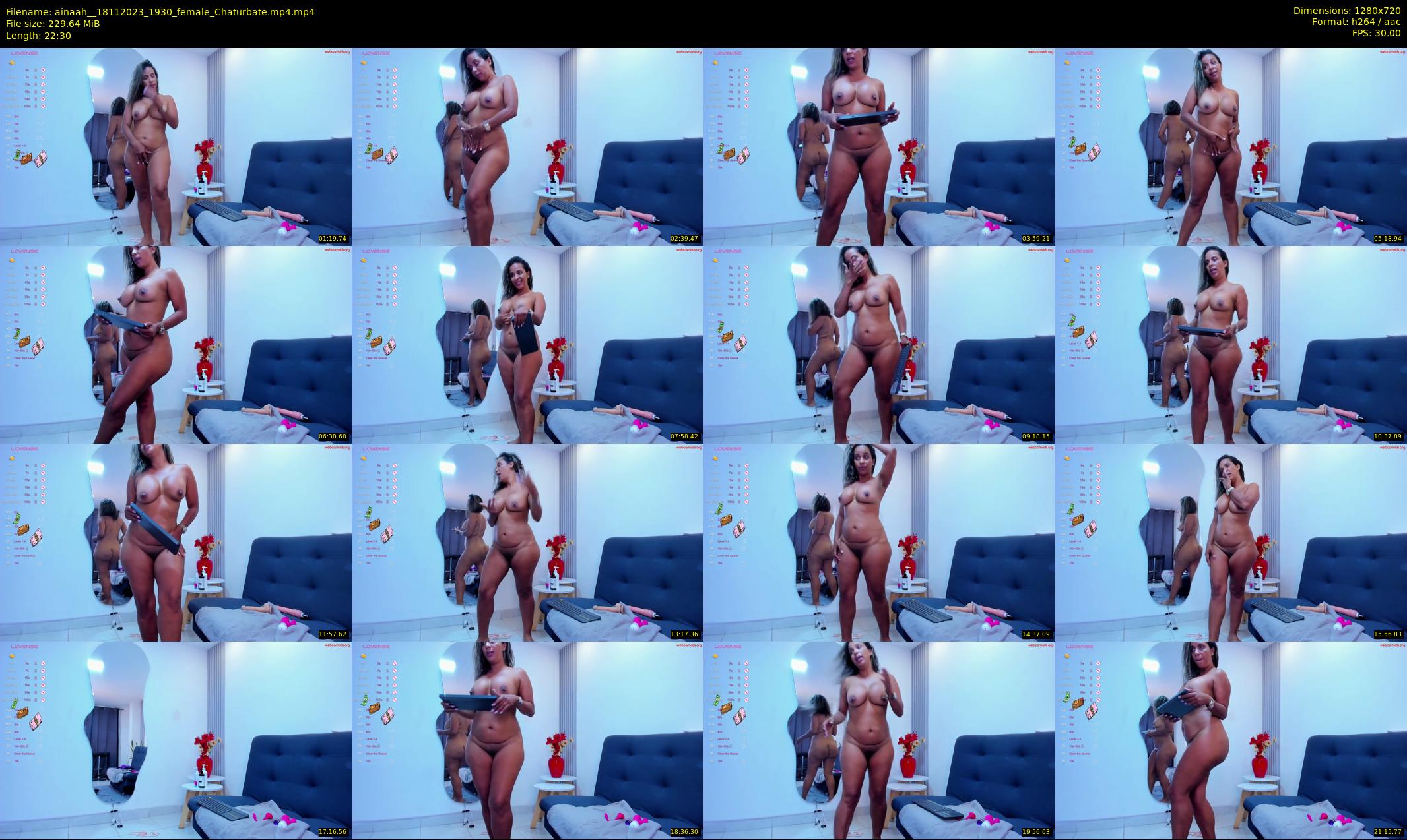 ainaah_ — 23 minute Chaturbate female cam show recording, 720p, Nov 18, 2023