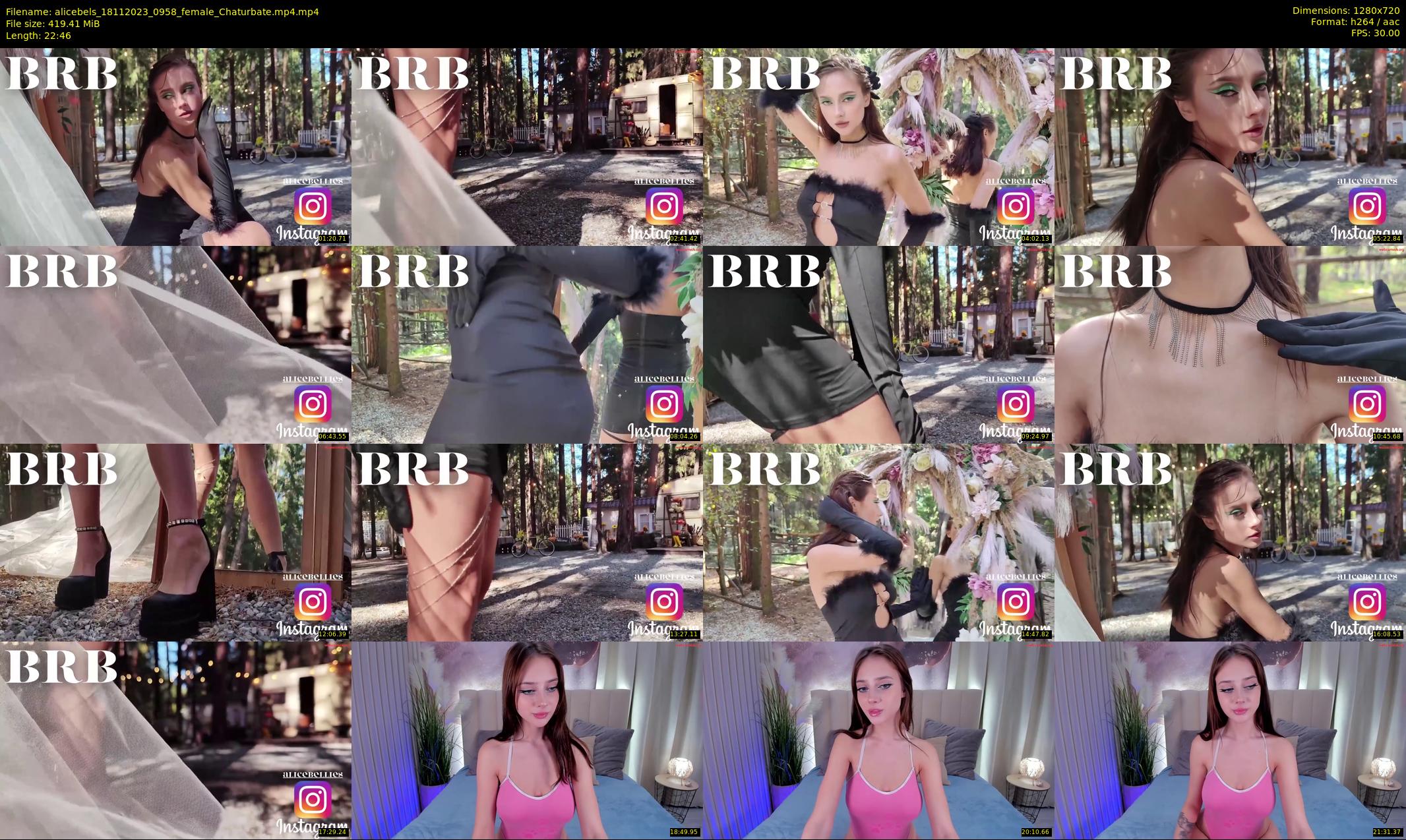 alicebels — 23 minute Chaturbate female cam show recording, 720p, Nov 18, 2023