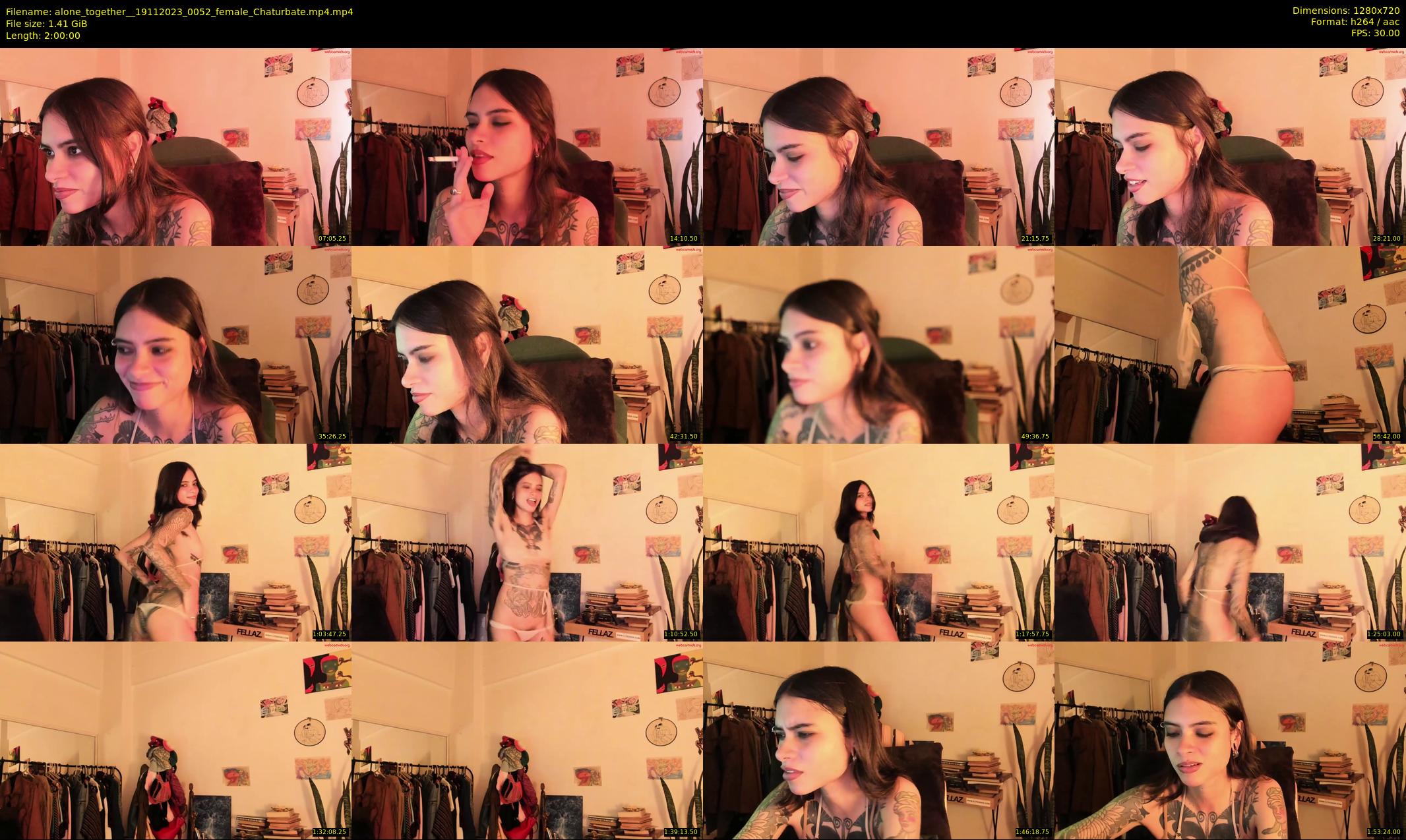 alone_together_ — 120 minute Chaturbate female cam show recording, 720p, Nov 19, 2023