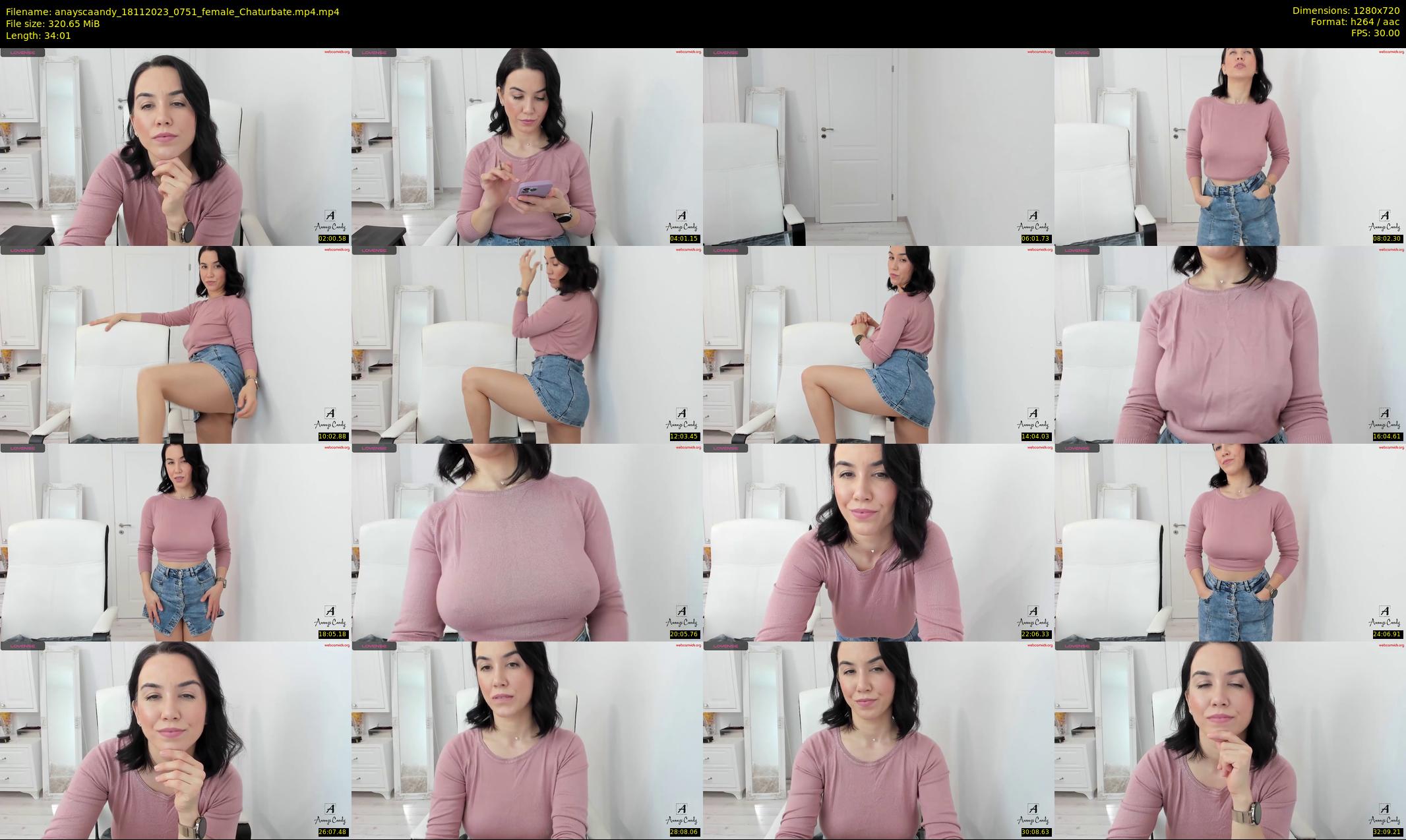 anayscaandy — 35 minute Chaturbate female cam show recording, 720p, Nov 18, 2023