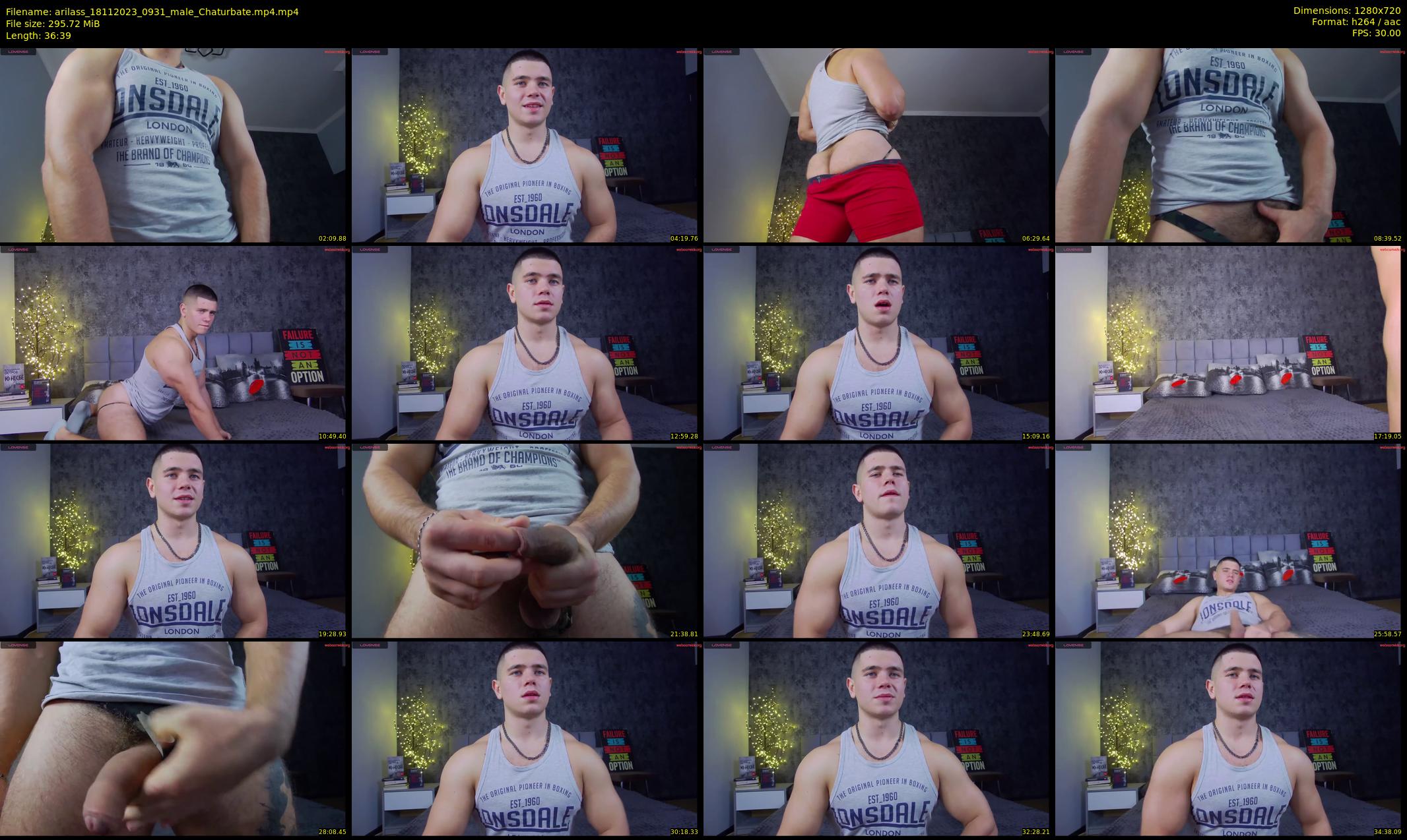 arilass — 37 minute Chaturbate male cam show recording, 720p, Nov 18, 2023