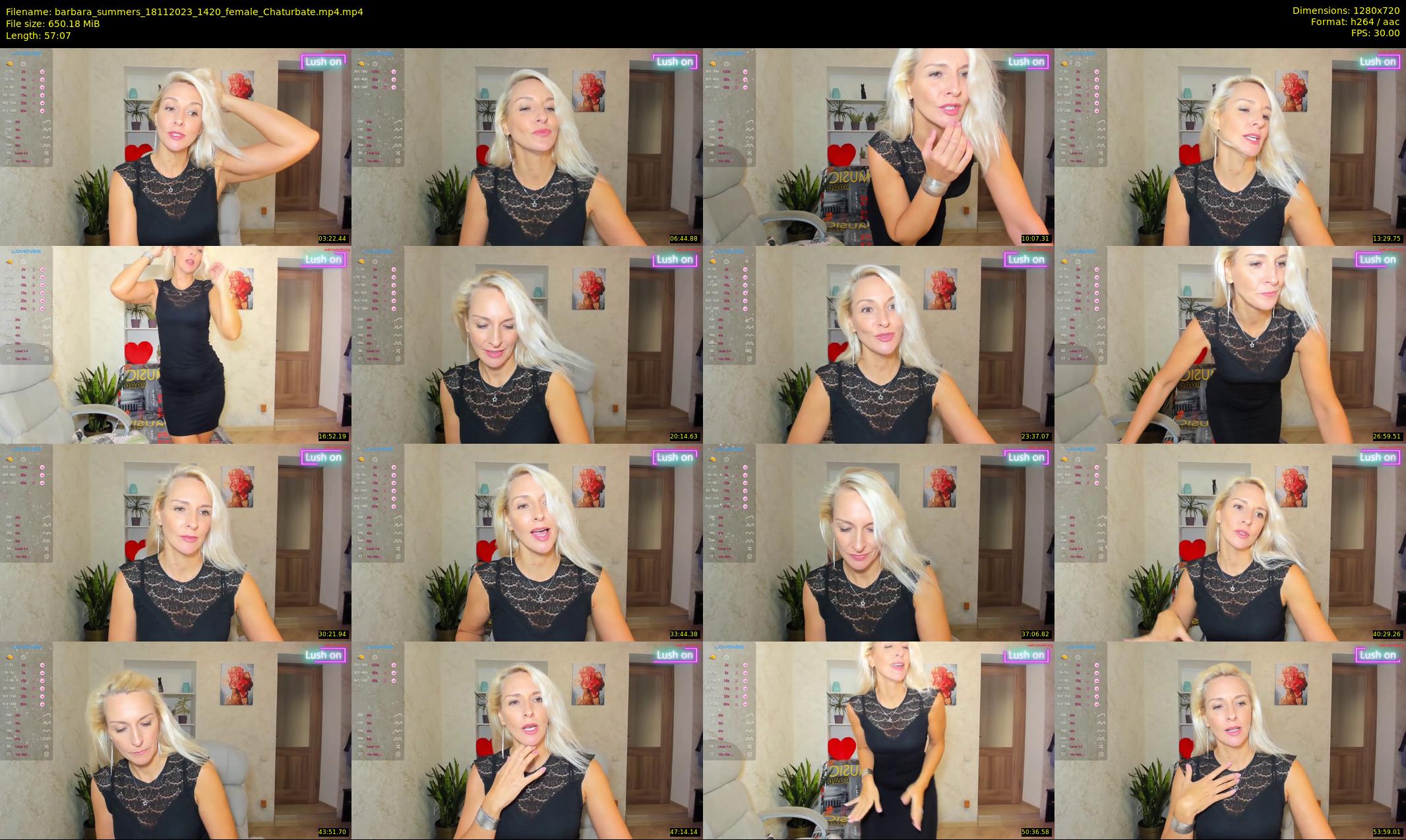 barbara_summers — 58 minute Chaturbate female cam show recording, 720p, Nov 18, 2023