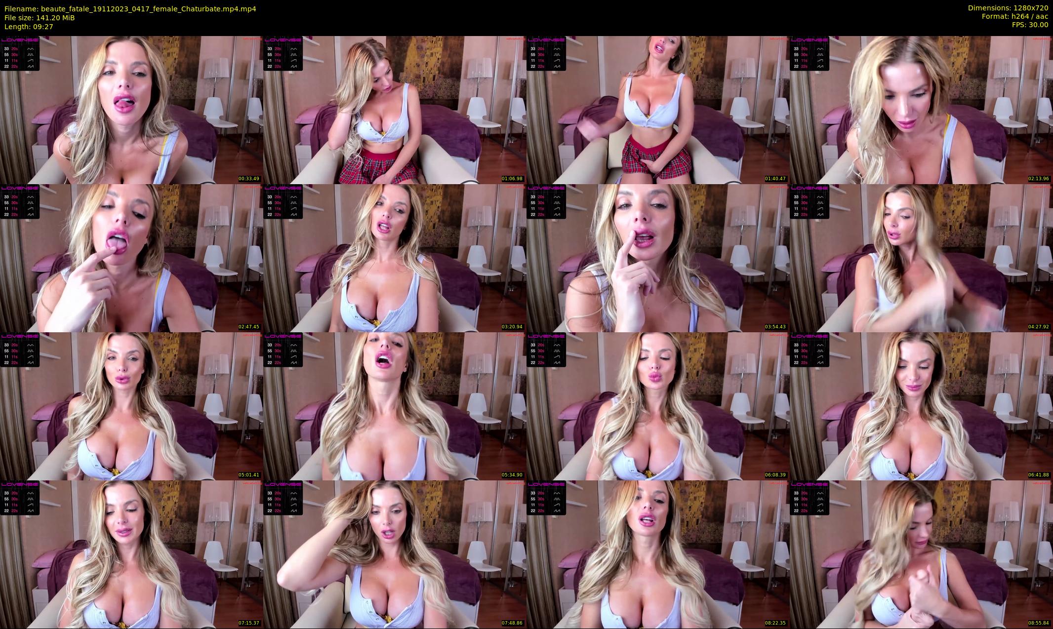 beaute_fatale — 10 minute Chaturbate female cam show recording, 720p, Nov 19, 2023