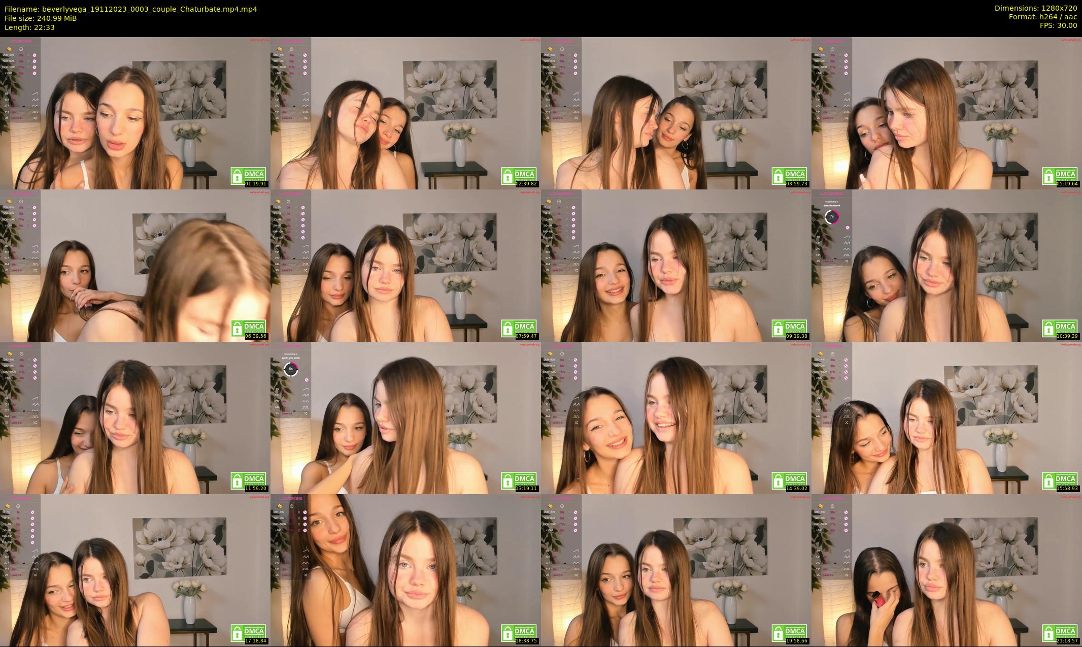 beverlyvega — 23 minute Chaturbate couple cam show recording, 720p, Nov 19, 2023