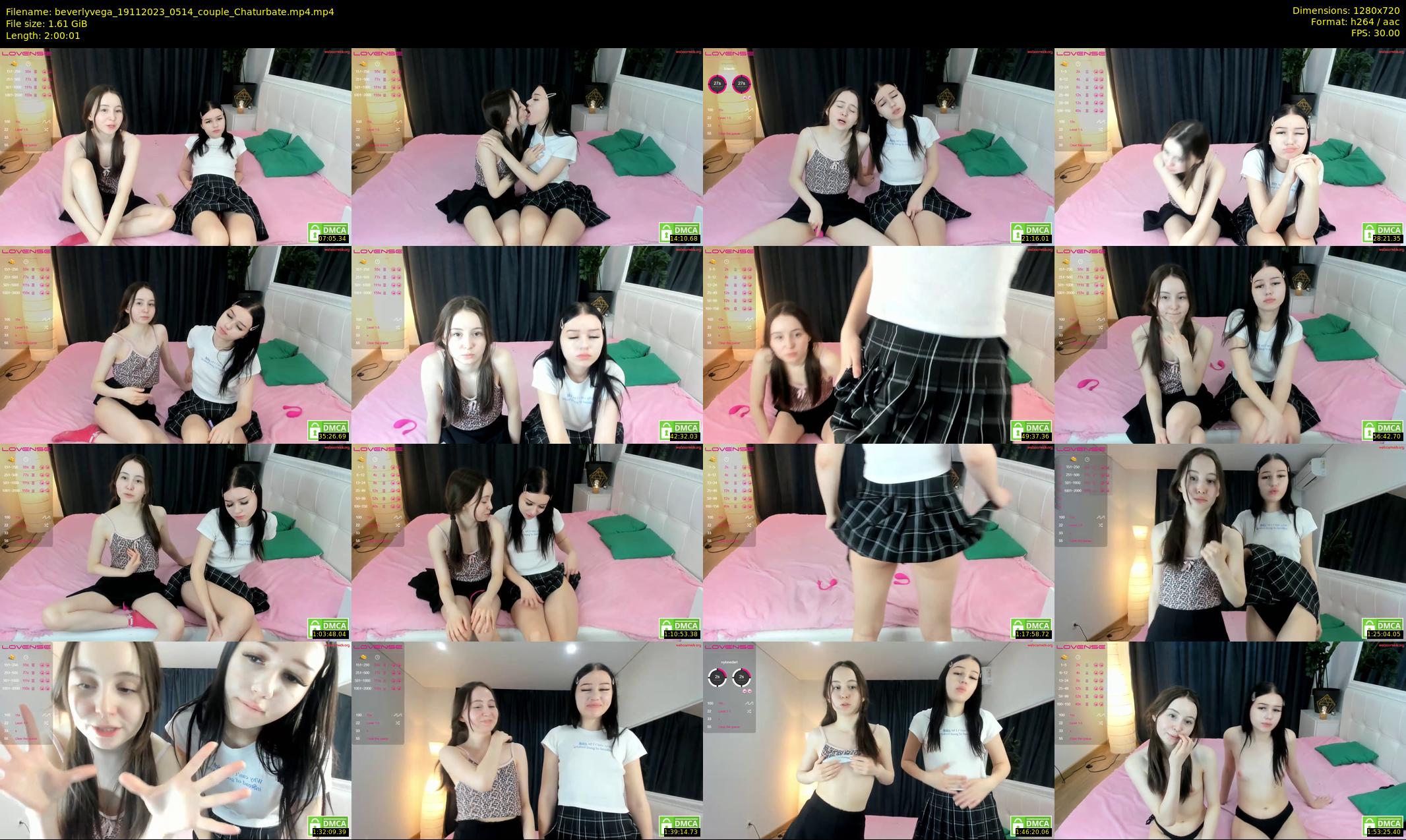 beverlyvega — 121 minute Chaturbate couple cam show recording, 720p, Nov 19, 2023