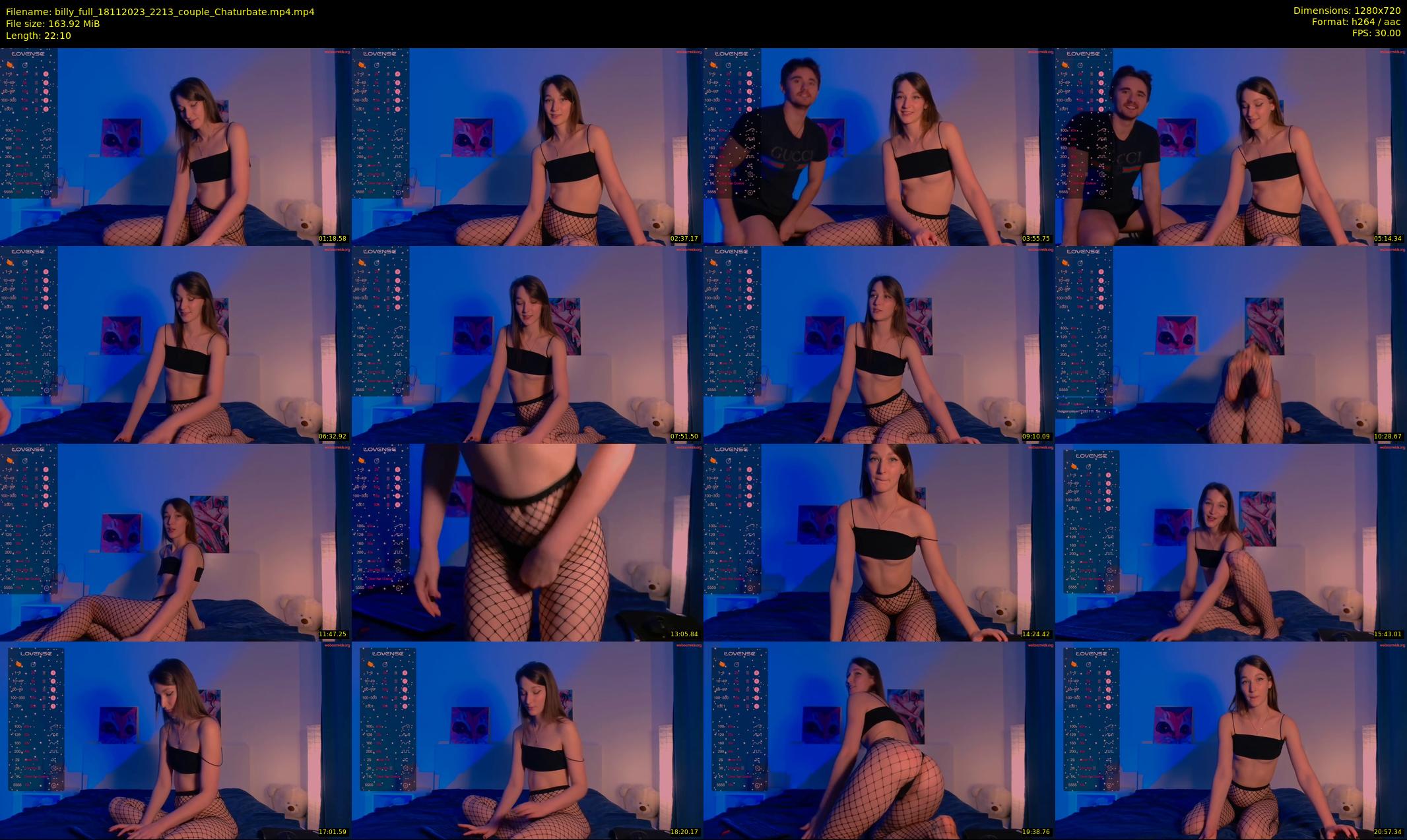 billy_full — 23 minute Chaturbate couple cam show recording, 720p, Nov 18, 2023
