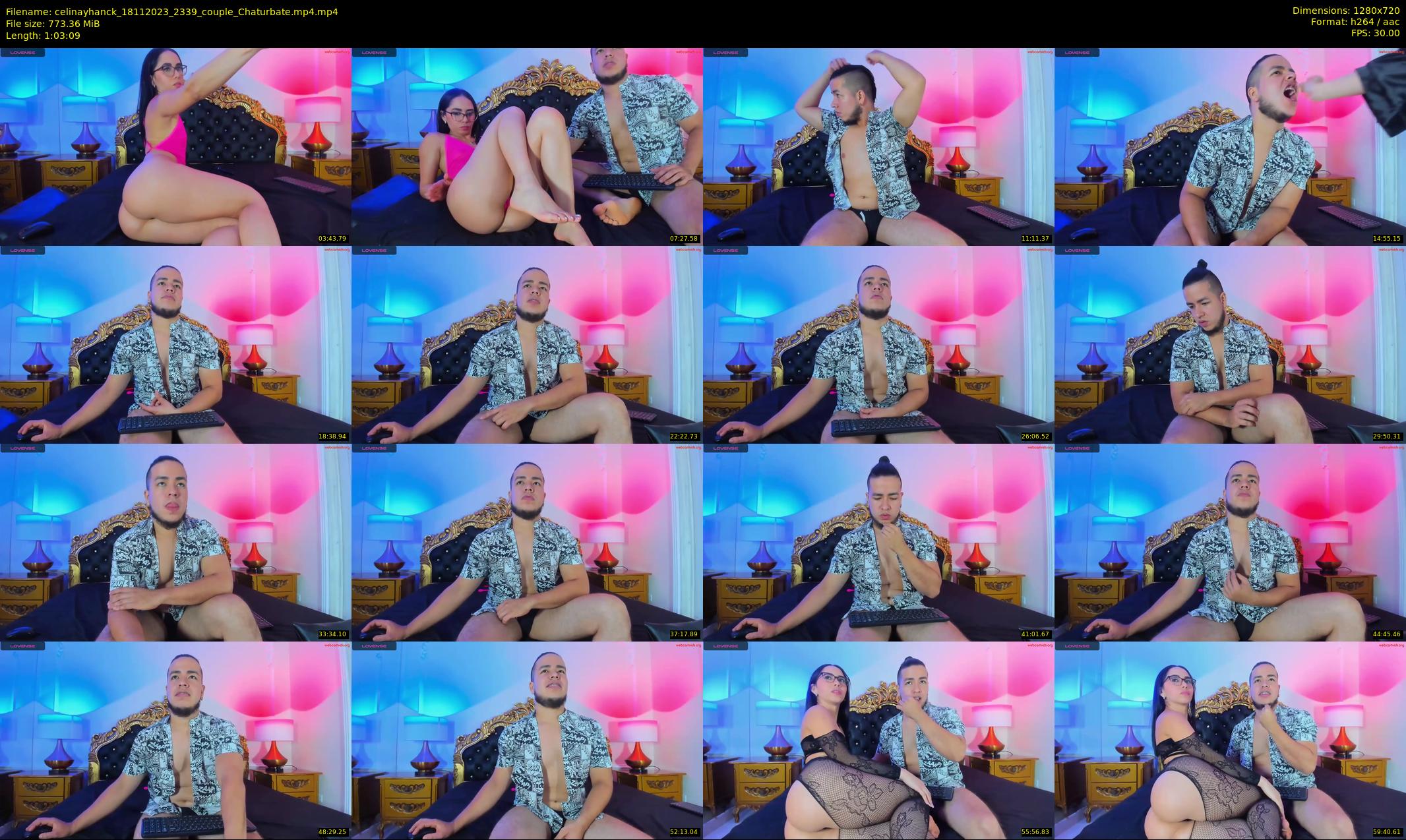 celinayhanck — 64 minute Chaturbate couple cam show recording, 720p, Nov 18, 2023