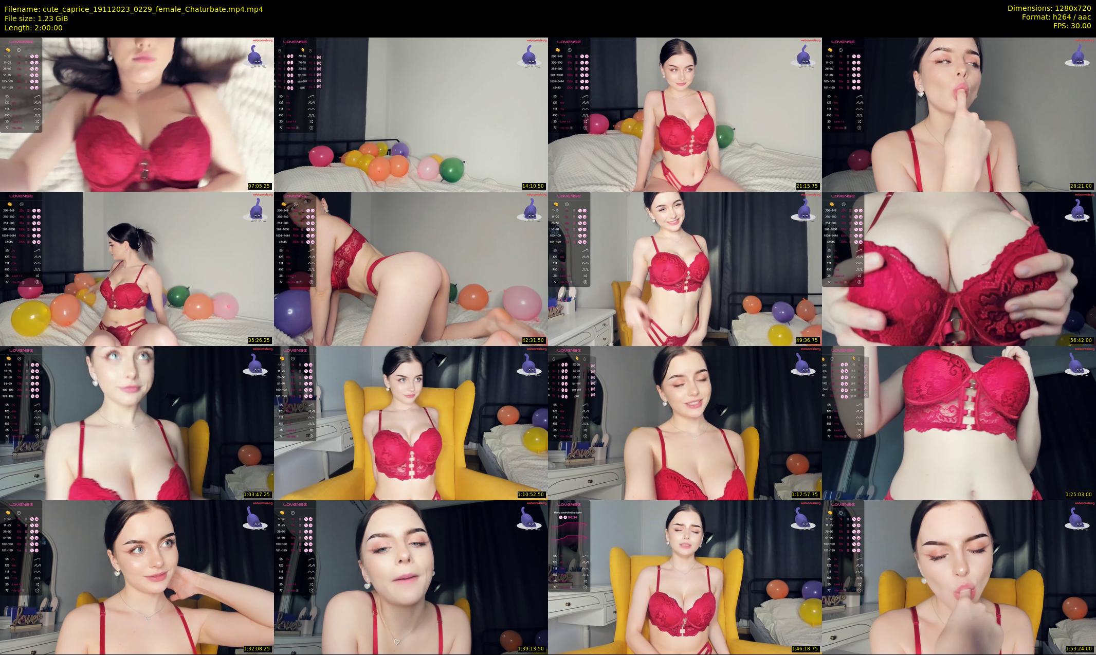 cute_caprice — 120 minute Chaturbate female cam show recording, 720p, Nov 19, 2023
