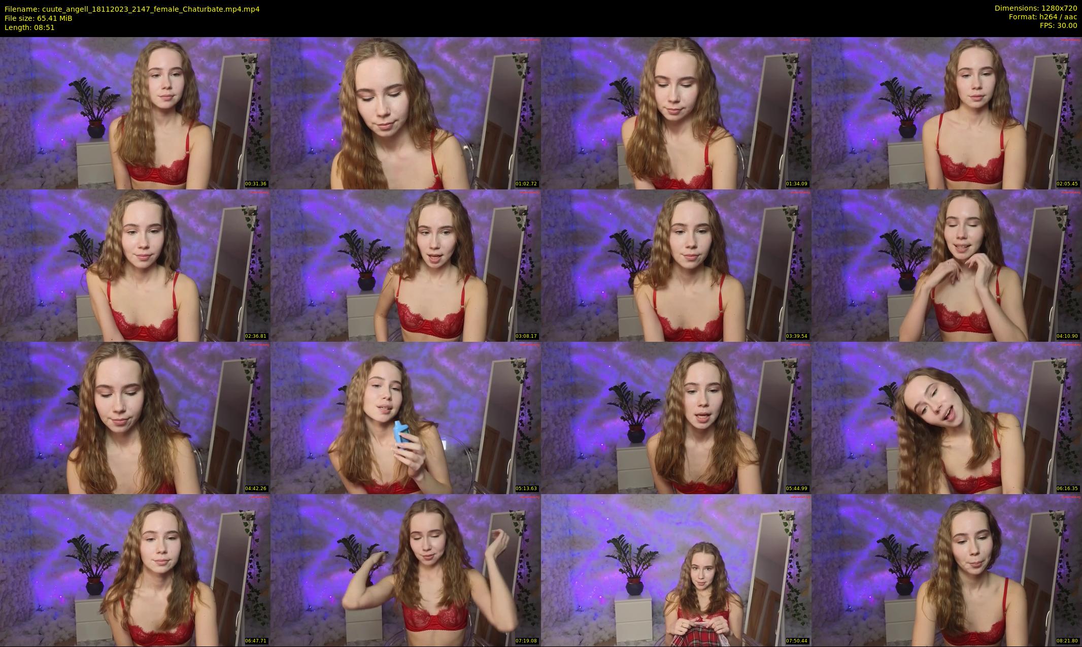 cuute_angell — 9 minute Chaturbate female cam show recording, 720p, Nov 18, 2023