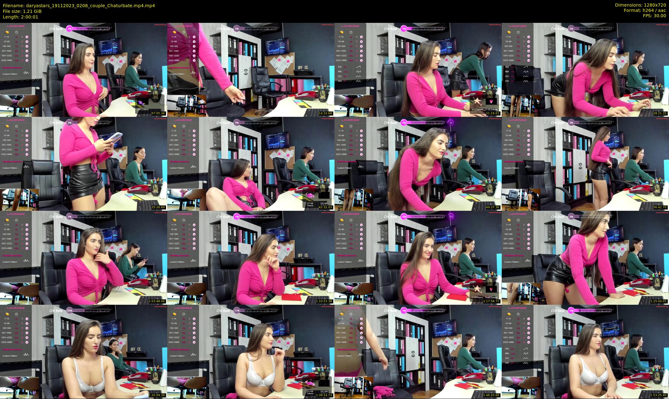 daryastars — 121 minute Chaturbate couple cam show recording, 720p, Nov 19, 2023