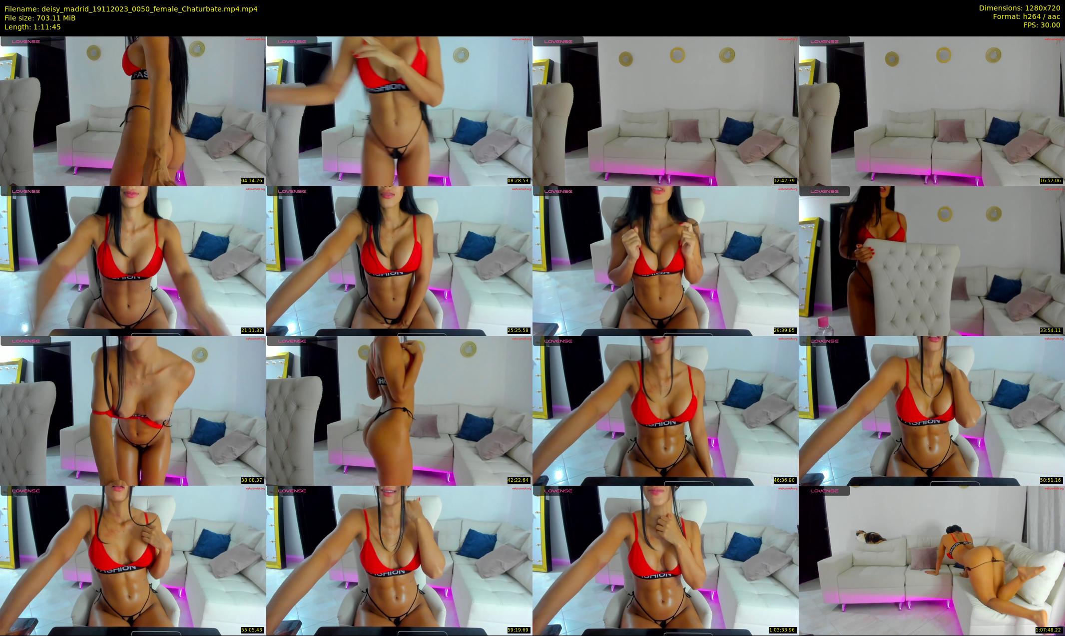 deisy_madrid — 72 minute Chaturbate female cam show recording, 720p, Nov 19, 2023