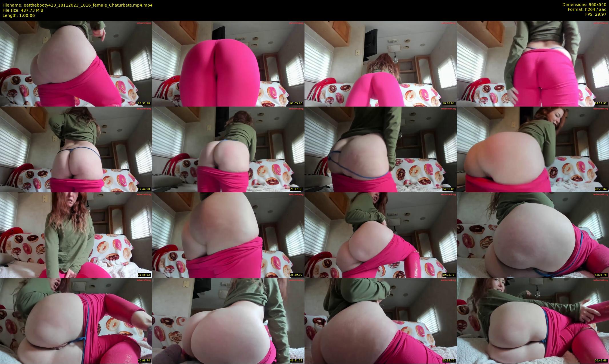 eatthebooty420 — 61 minute Chaturbate female cam show recording, 480p, Nov 18, 2023