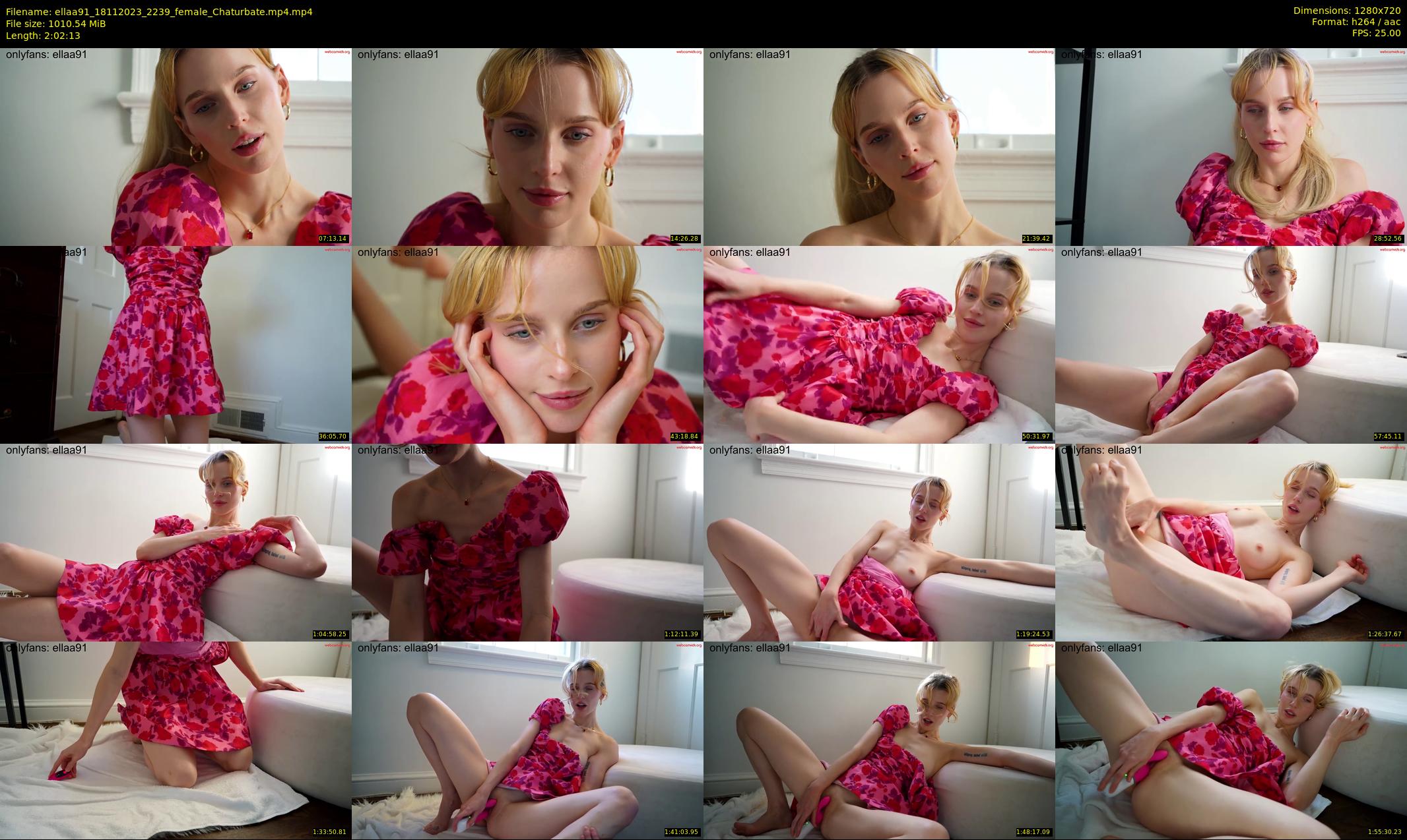 ellaa91 — 123 minute Chaturbate female cam show recording, 720p, Nov 18, 2023