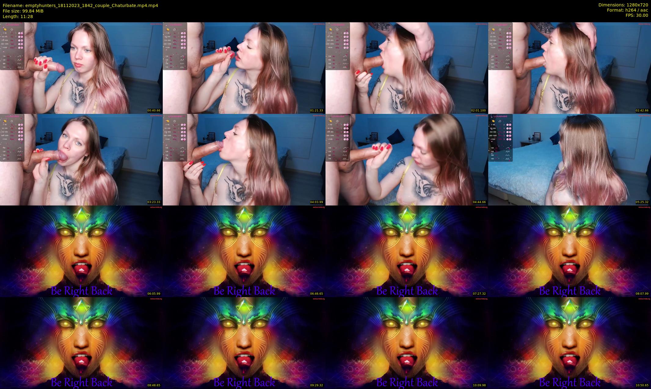 emptyhunters — 12 minute Chaturbate couple cam show recording, 720p, Nov 18, 2023