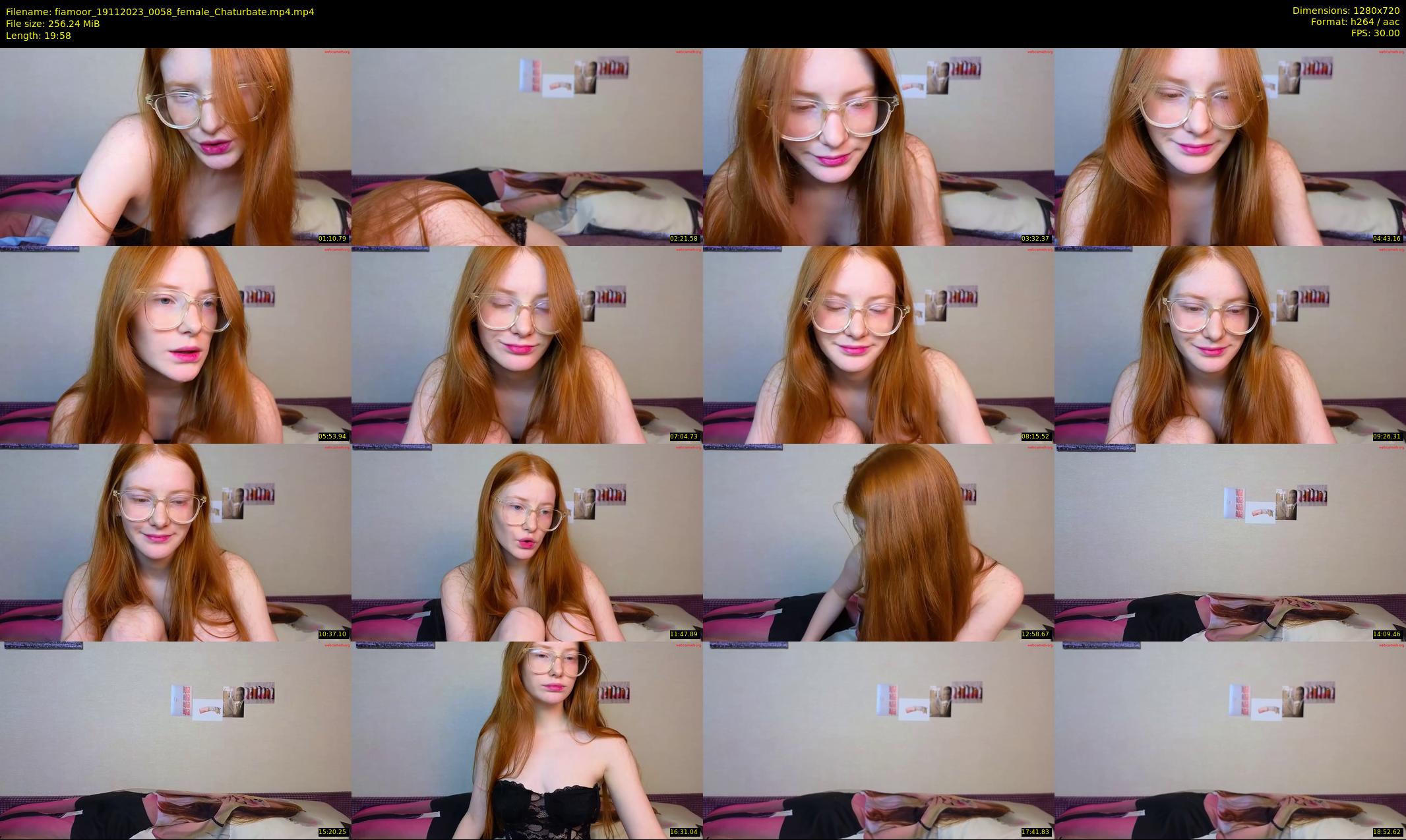 fiamoor — 20 minute Chaturbate female cam show recording, 720p, Nov 19, 2023