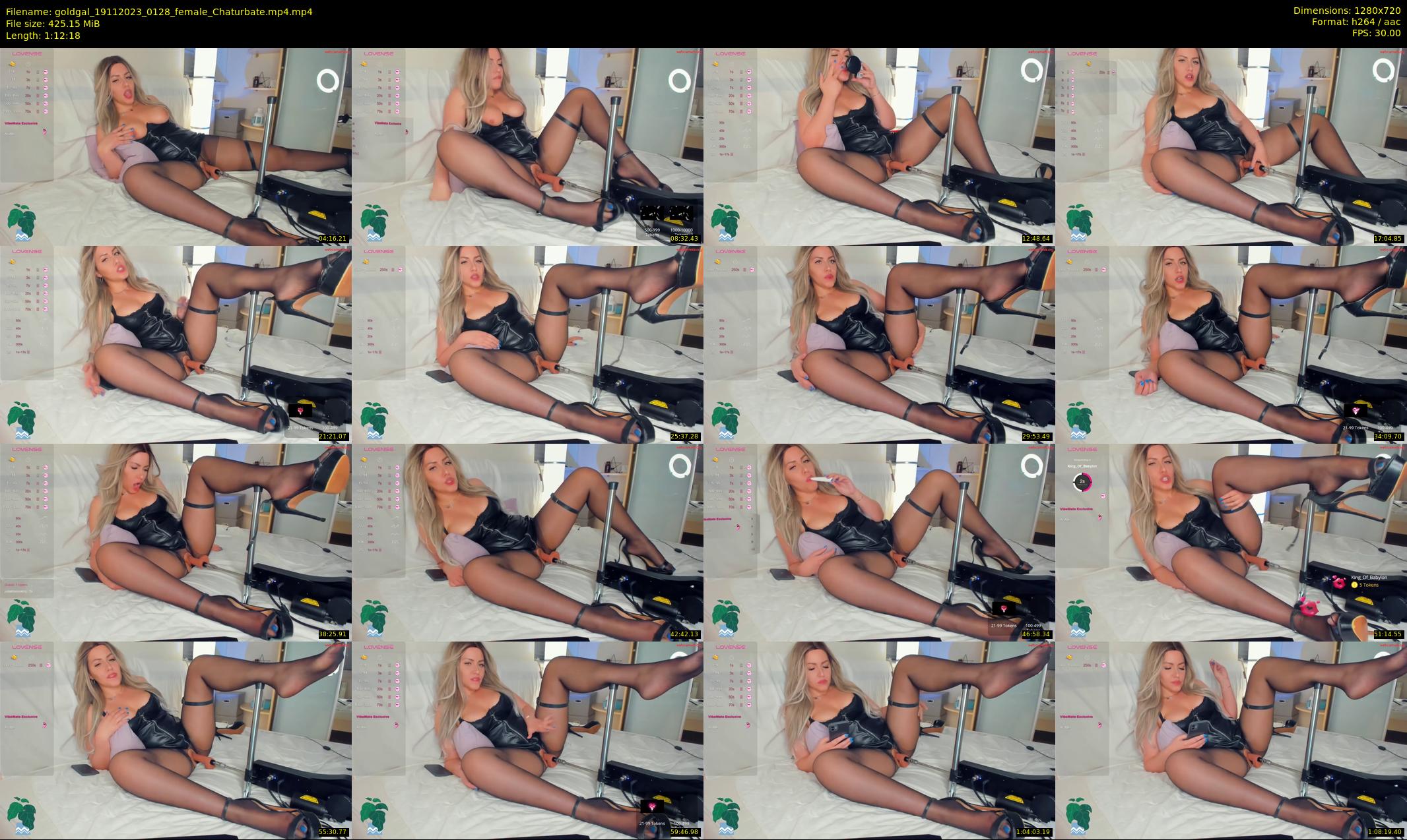 goldgal — 73 minute Chaturbate female cam show recording, 720p, Nov 19, 2023