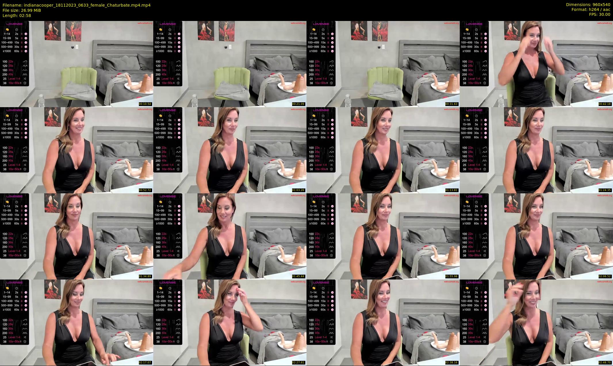 indianacooper — 3 minute Chaturbate female cam show recording, 480p, Nov 18, 2023