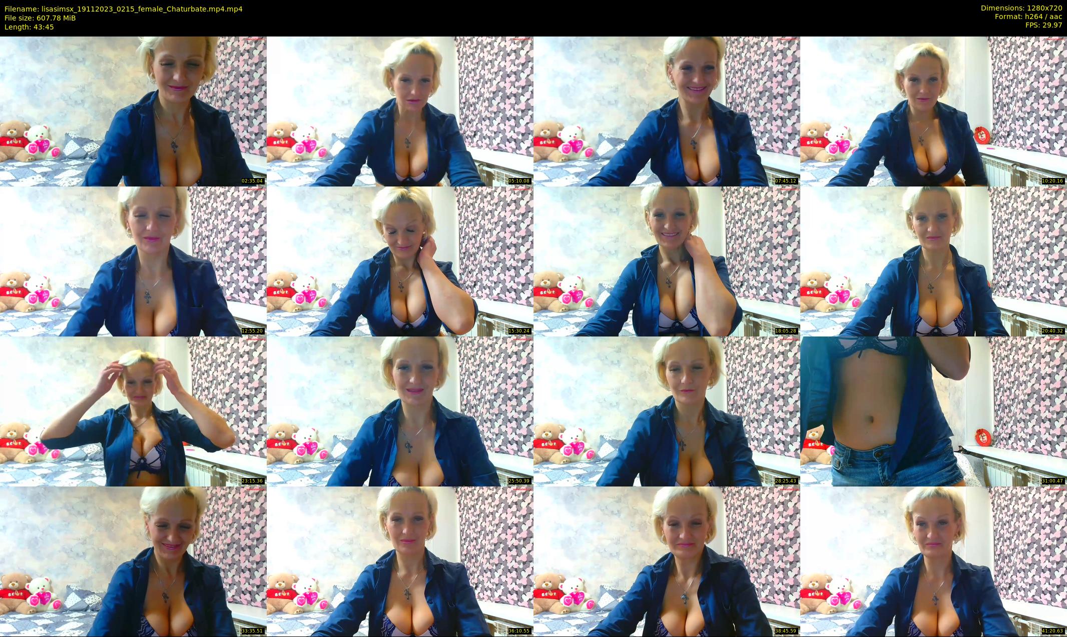 lisasimsx — 44 minute Chaturbate female cam show recording, 720p, Nov 19, 2023