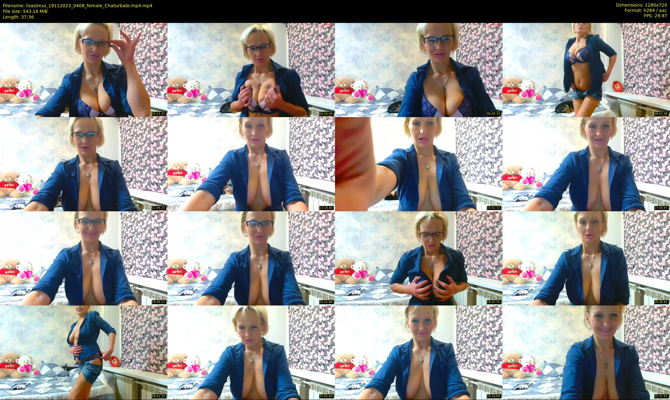 lisasimsx — 38 minute Chaturbate female cam show recording, 720p, Nov 19, 2023