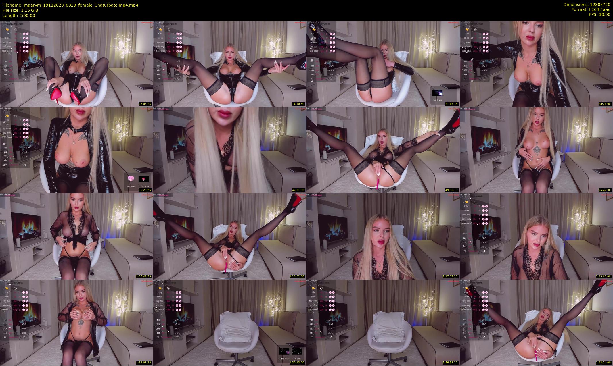 maarym — 120 minute Chaturbate couple cam show recording, 720p, Nov 19, 2023