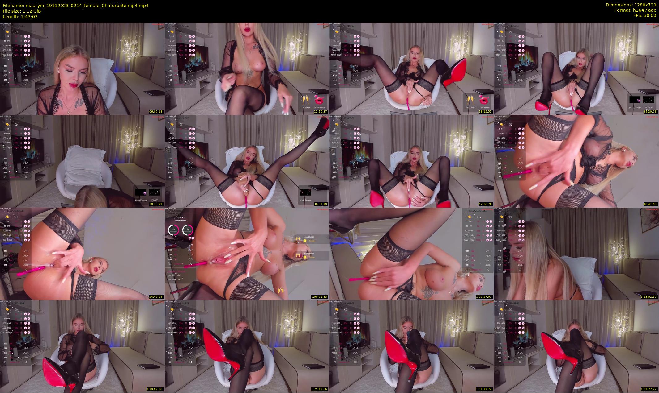 maarym — 104 minute Chaturbate couple cam show recording, 720p, Nov 19, 2023
