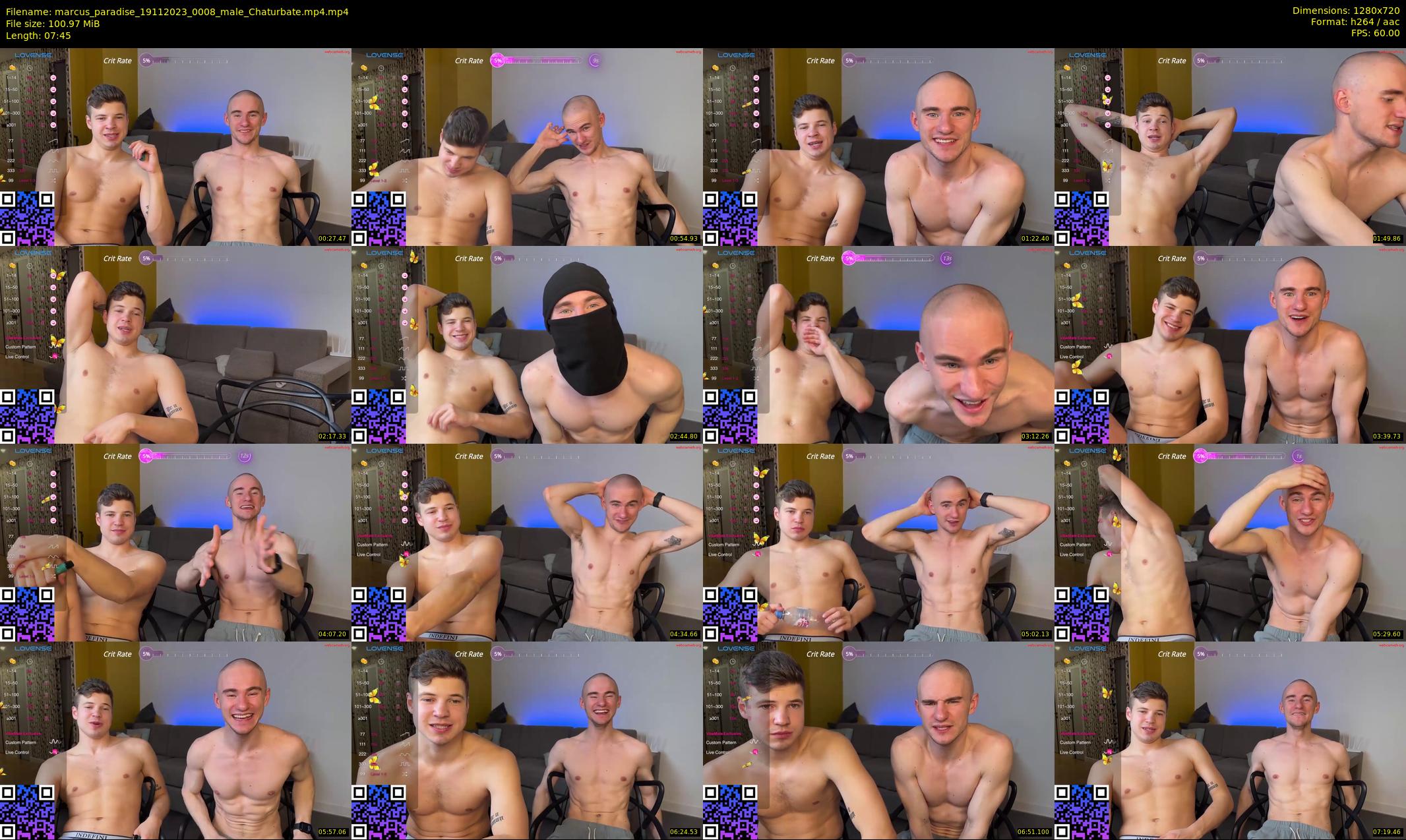 marcus_paradise — 8 minute Chaturbate male cam show recording, 720p, Nov 19, 2023