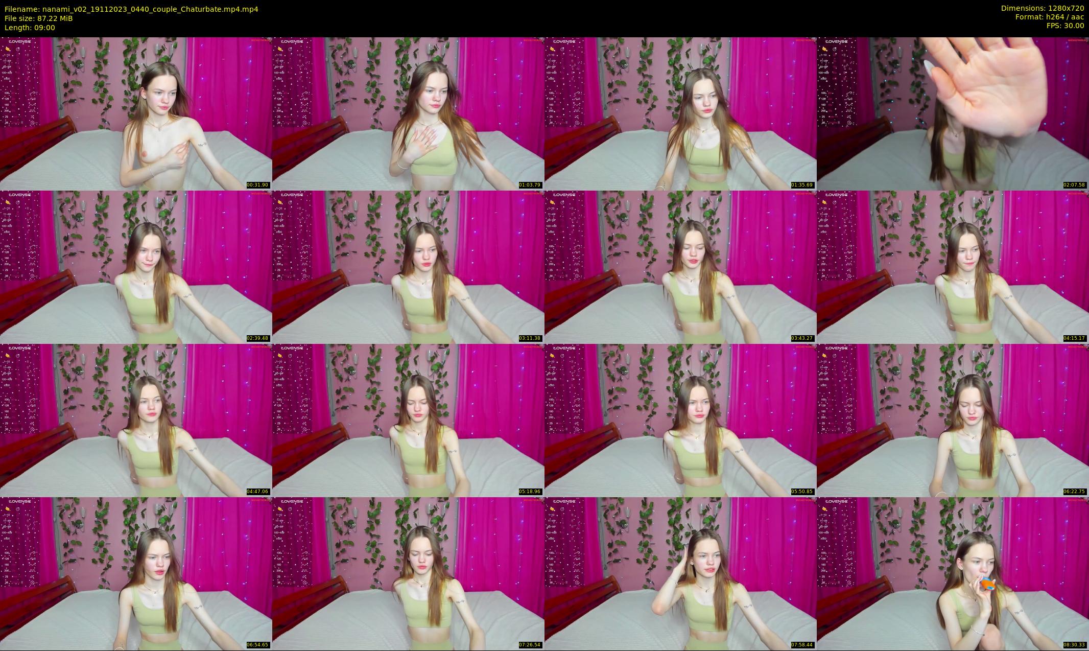 nanami_v02 — 9 minute Chaturbate couple cam show recording, 720p, Nov 19, 2023