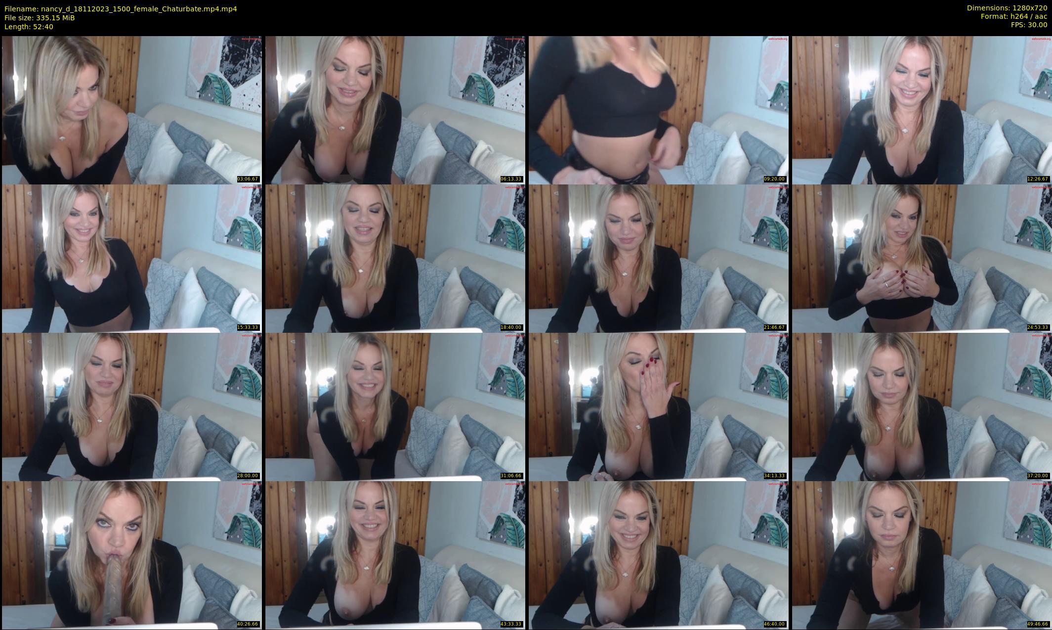 nancy_d — 53 minute Chaturbate female cam show recording, 720p, Nov 18, 2023