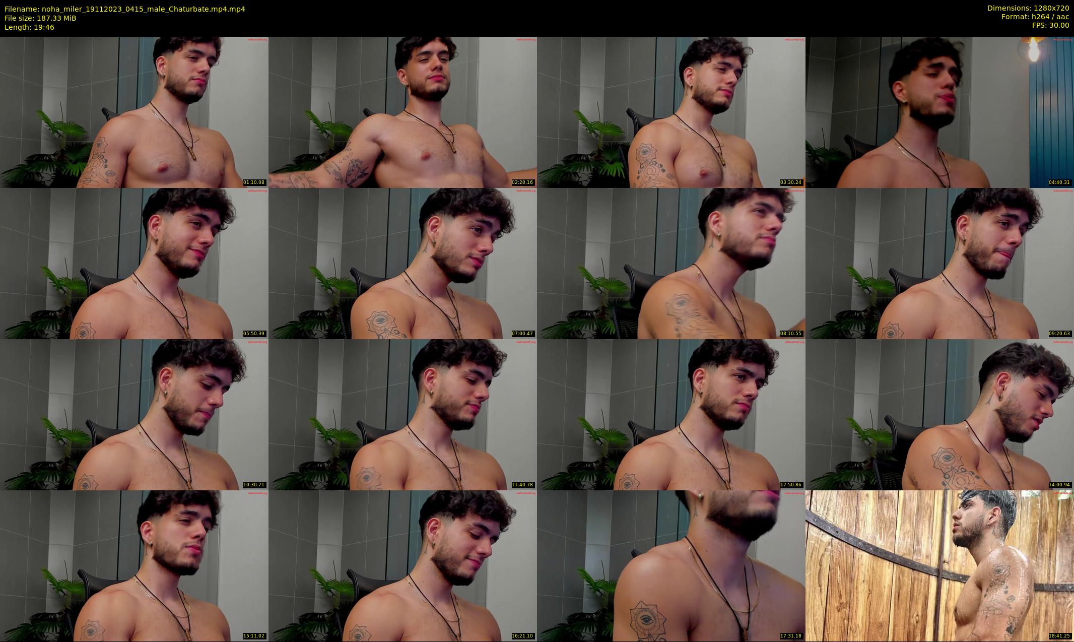 noha_miler — 20 minute Chaturbate male cam show recording, 720p, Nov 19, 2023