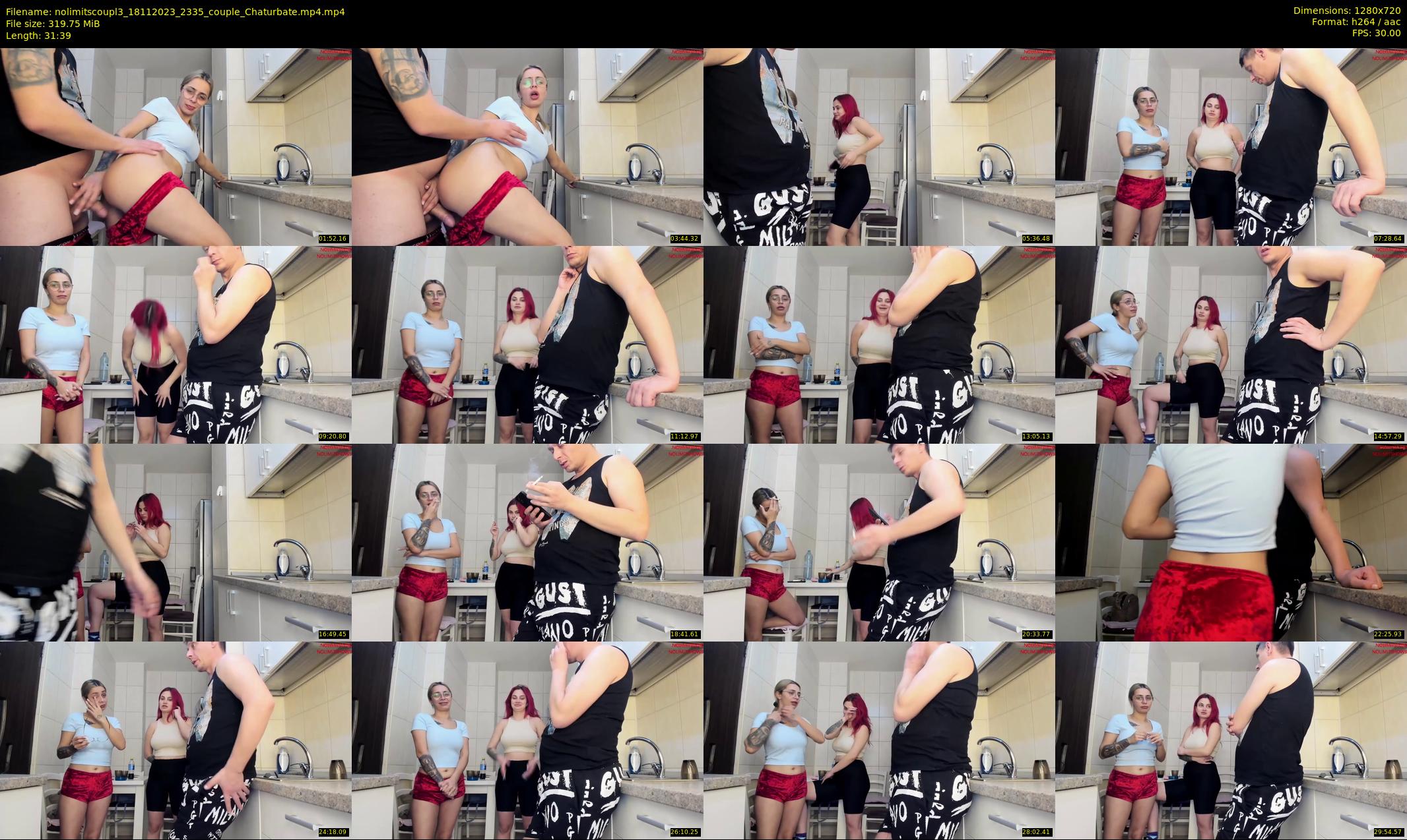 nolimitscoupl3 — 32 minute Chaturbate couple cam show recording, 720p, Nov 18, 2023