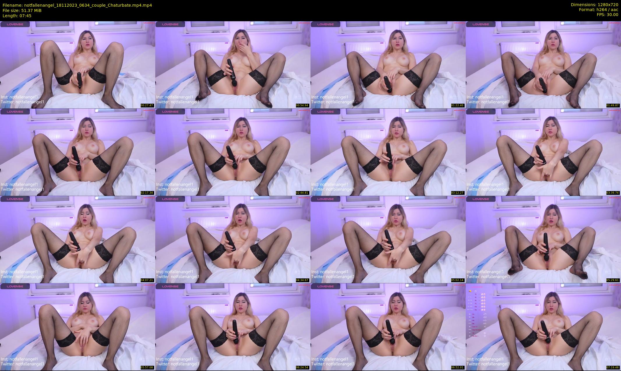 notfallenangel — 8 minute Chaturbate couple cam show recording, 720p, Nov 18, 2023