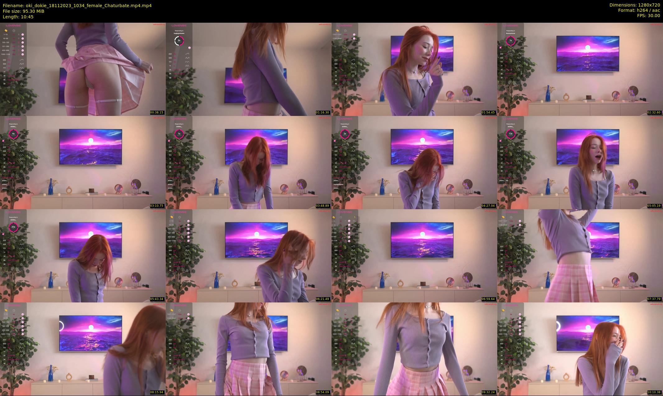oki_dokie — 11 minute Chaturbate female cam show recording, 720p, Nov 18, 2023
